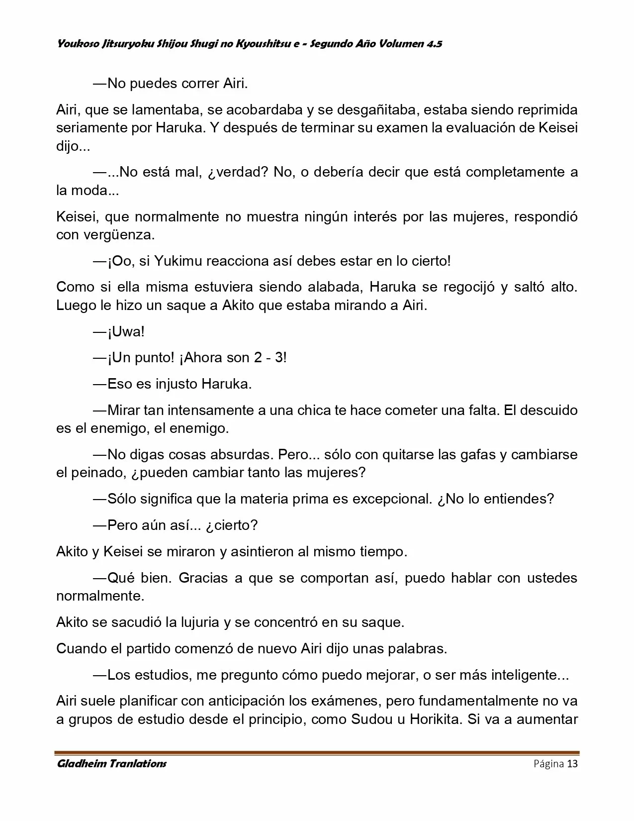 Página 13 del Manga