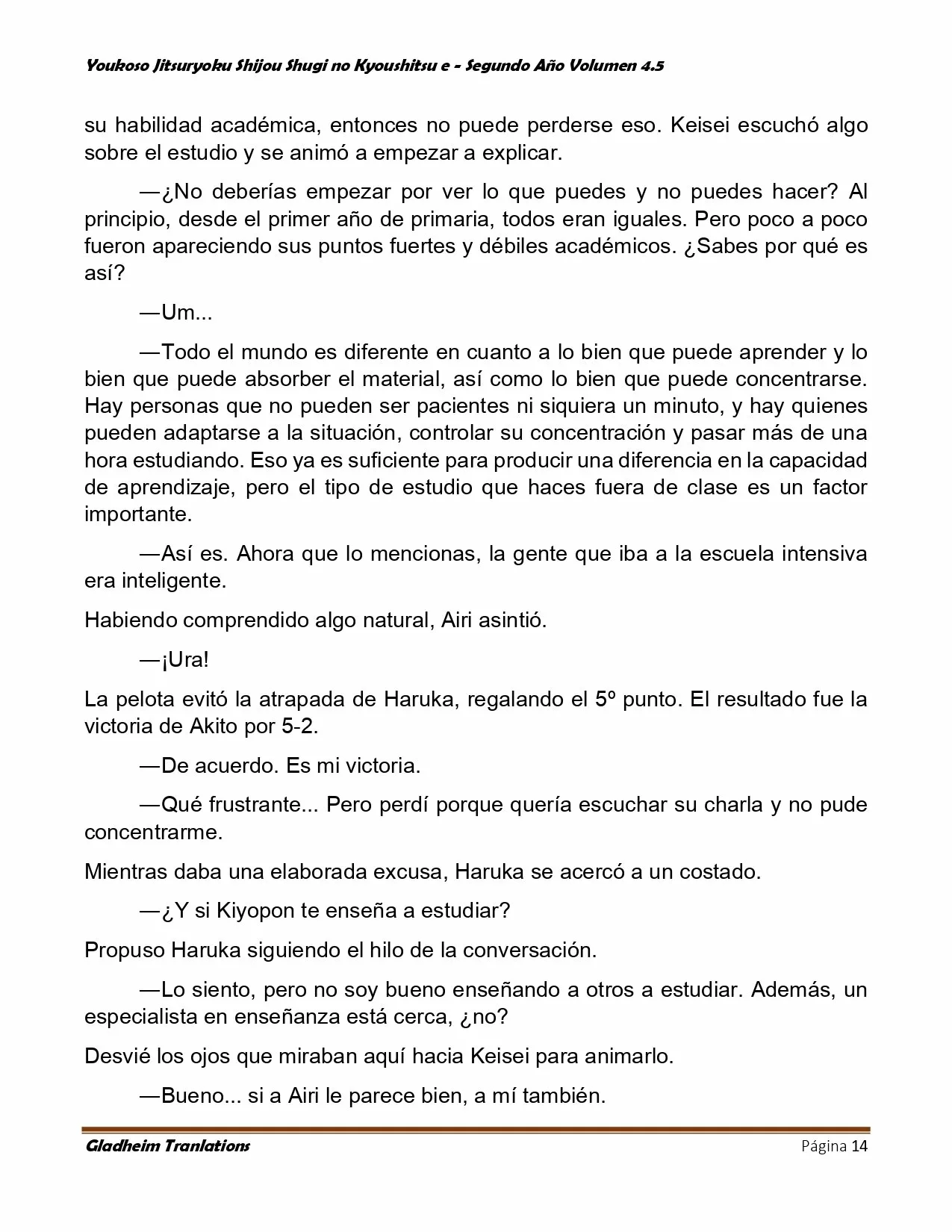 Página 14 del Manga