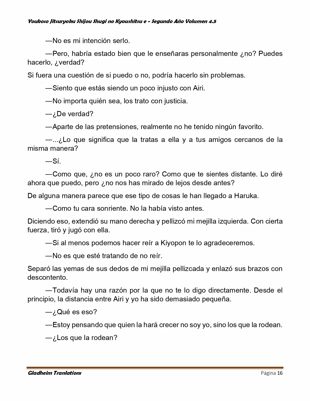 Página 16 del Manga