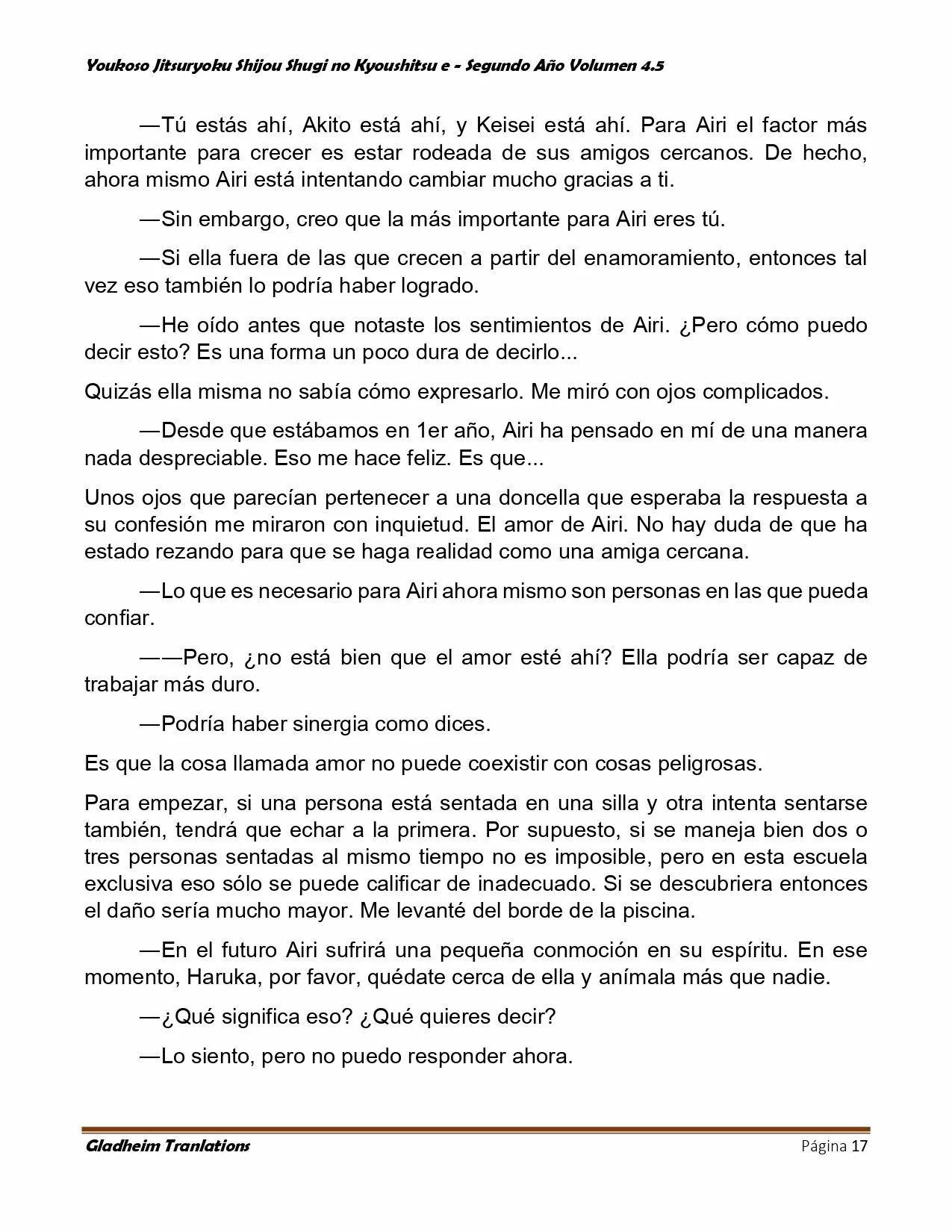 Página 17 del Manga