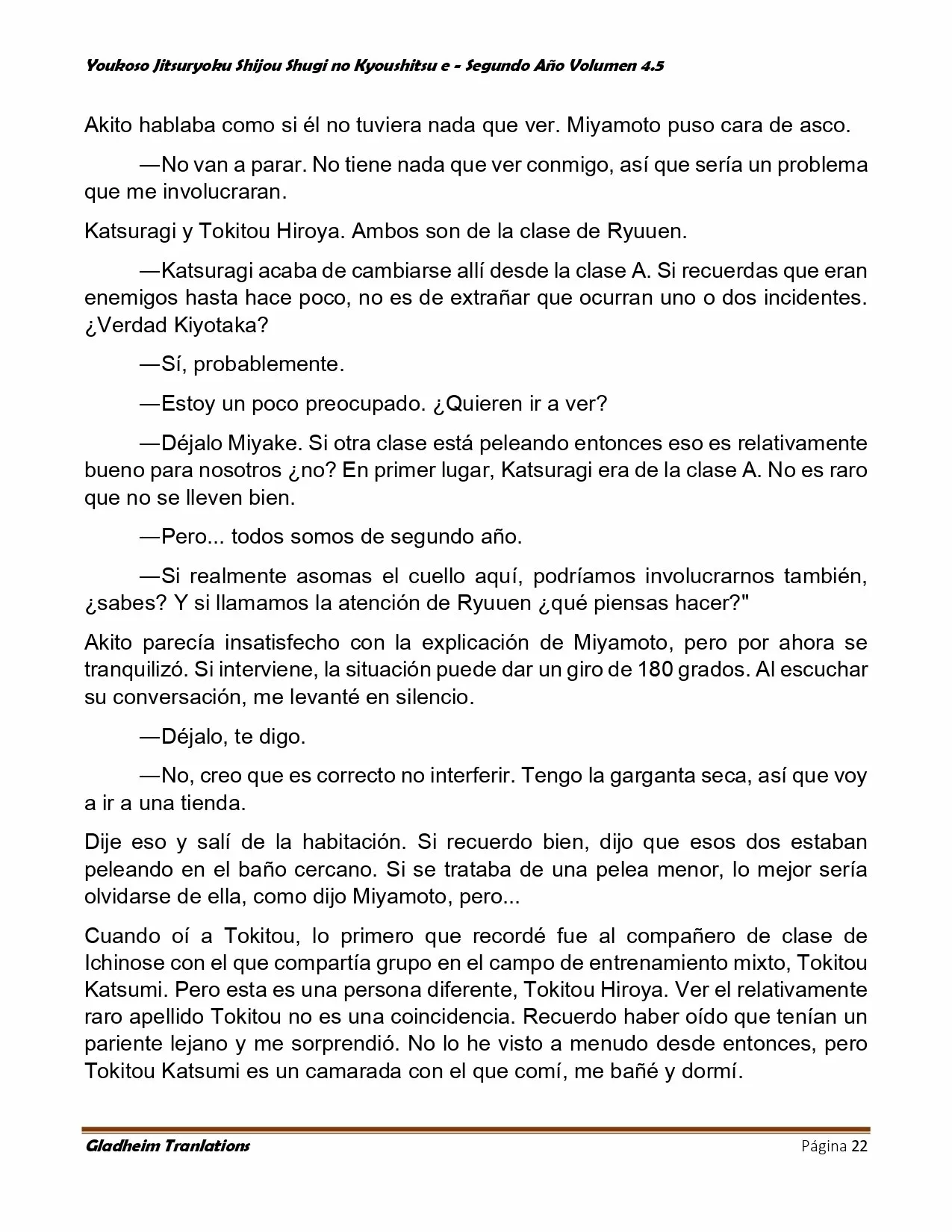 Página 22 del Manga