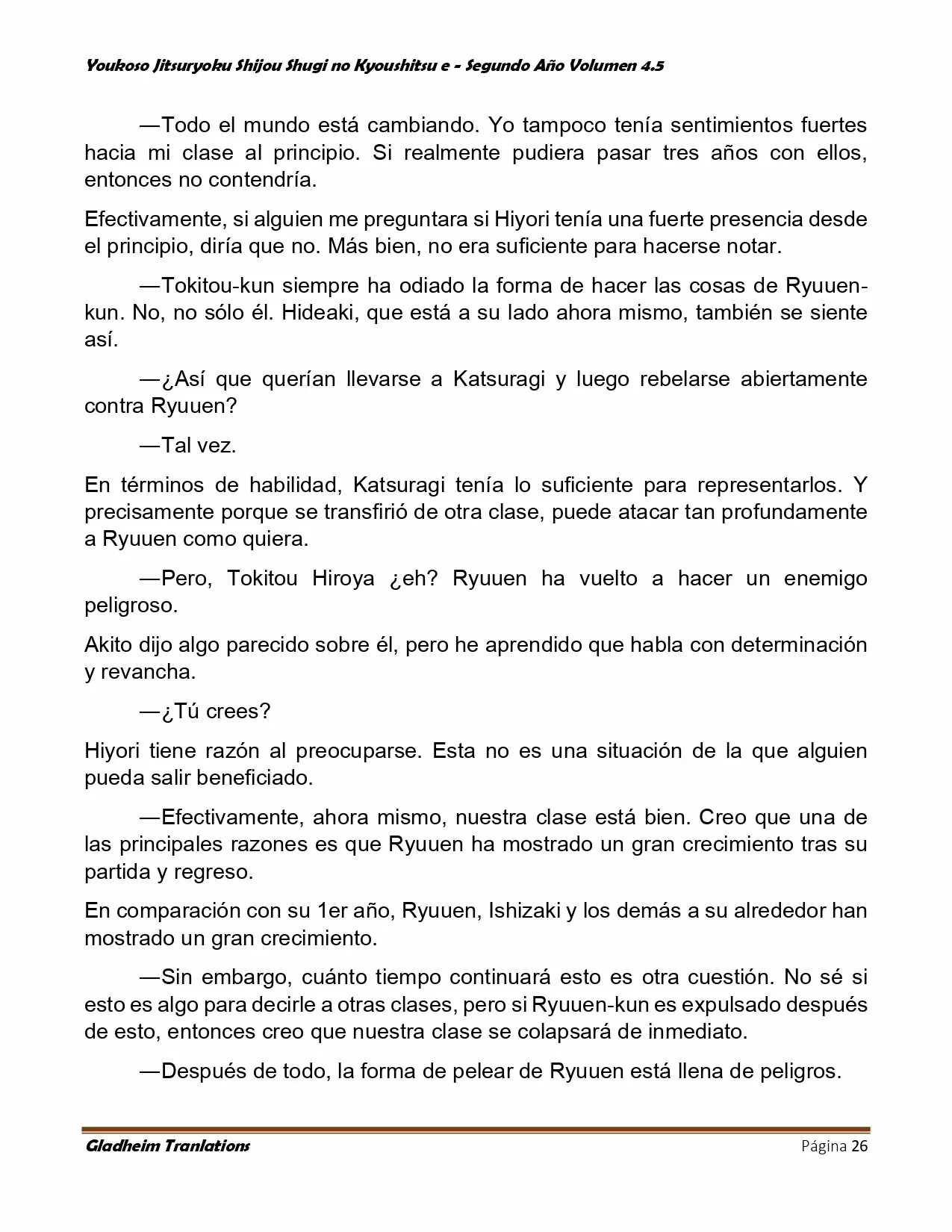 Página 26 del Manga