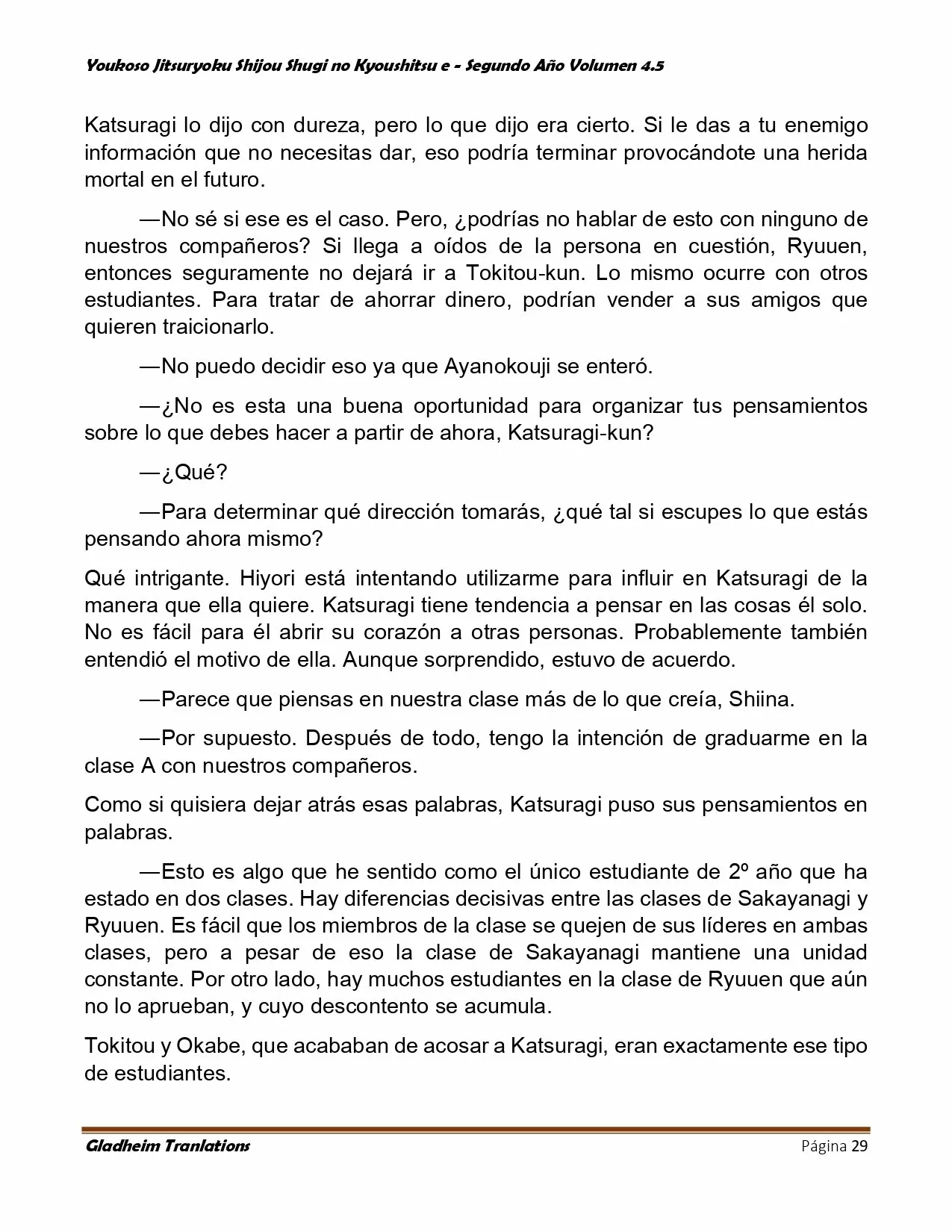 Página 29 del Manga