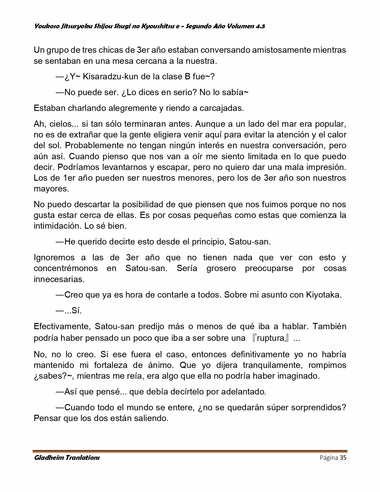 Página 35 del Manga