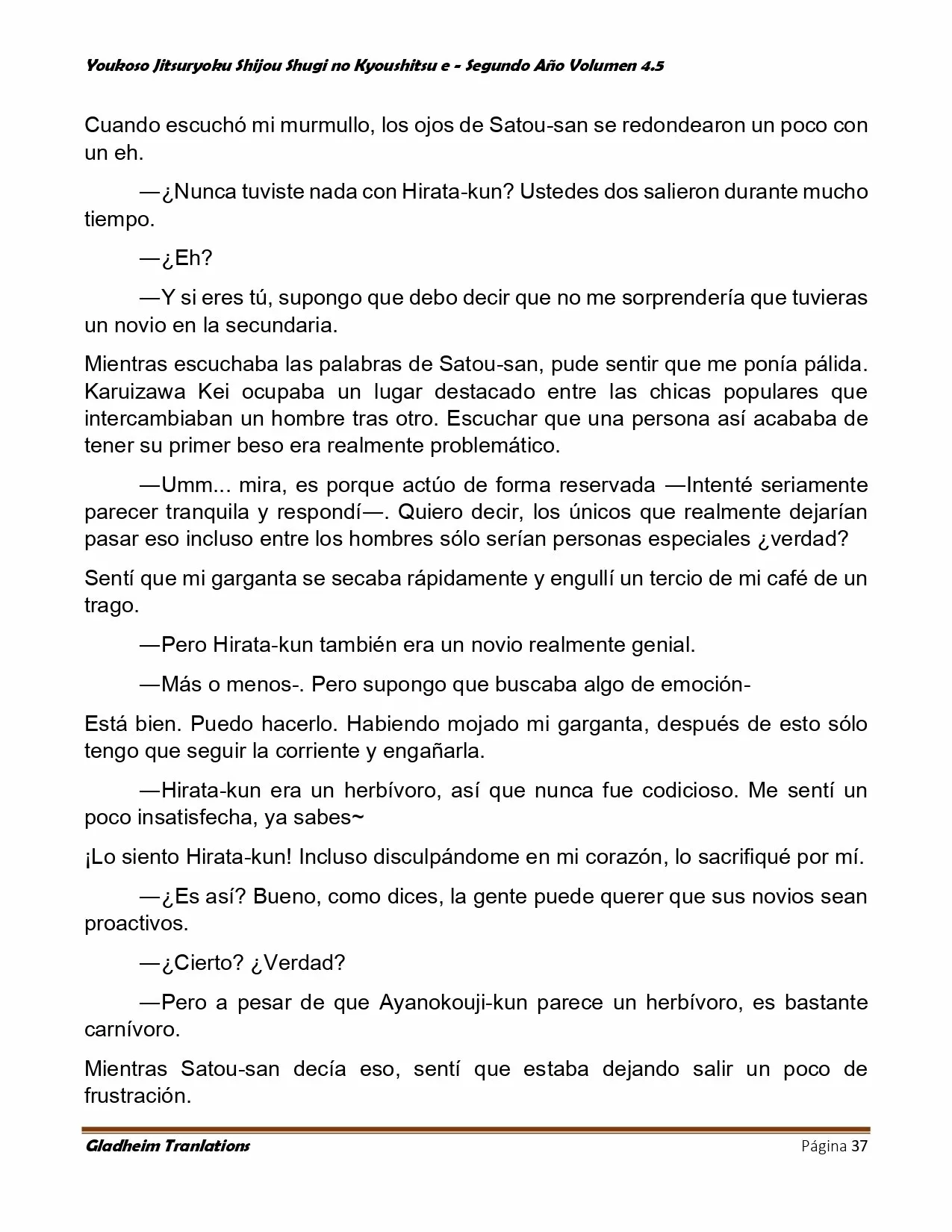 Página 37 del Manga