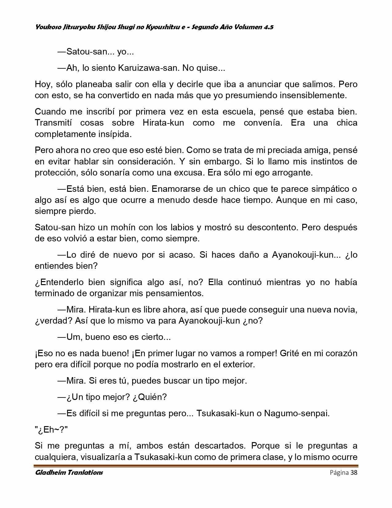 Página 38 del Manga
