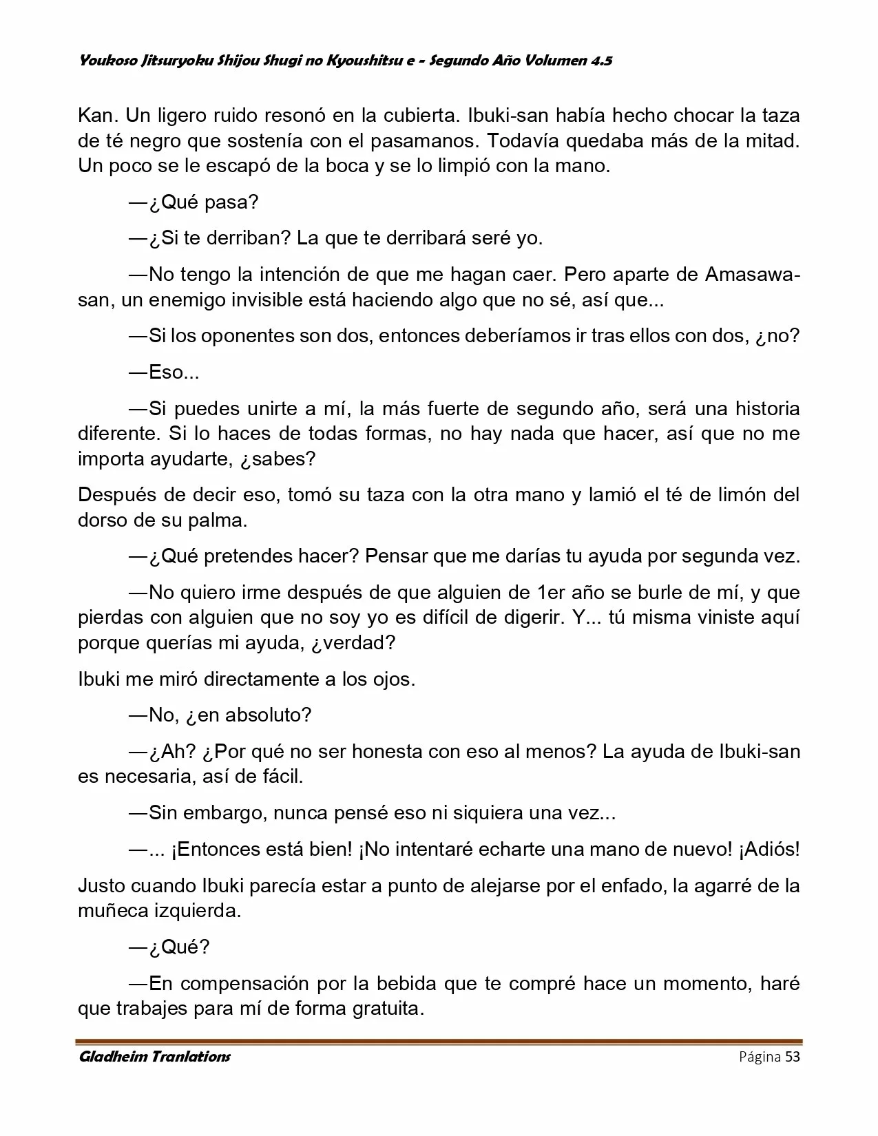 Página 53 del Manga
