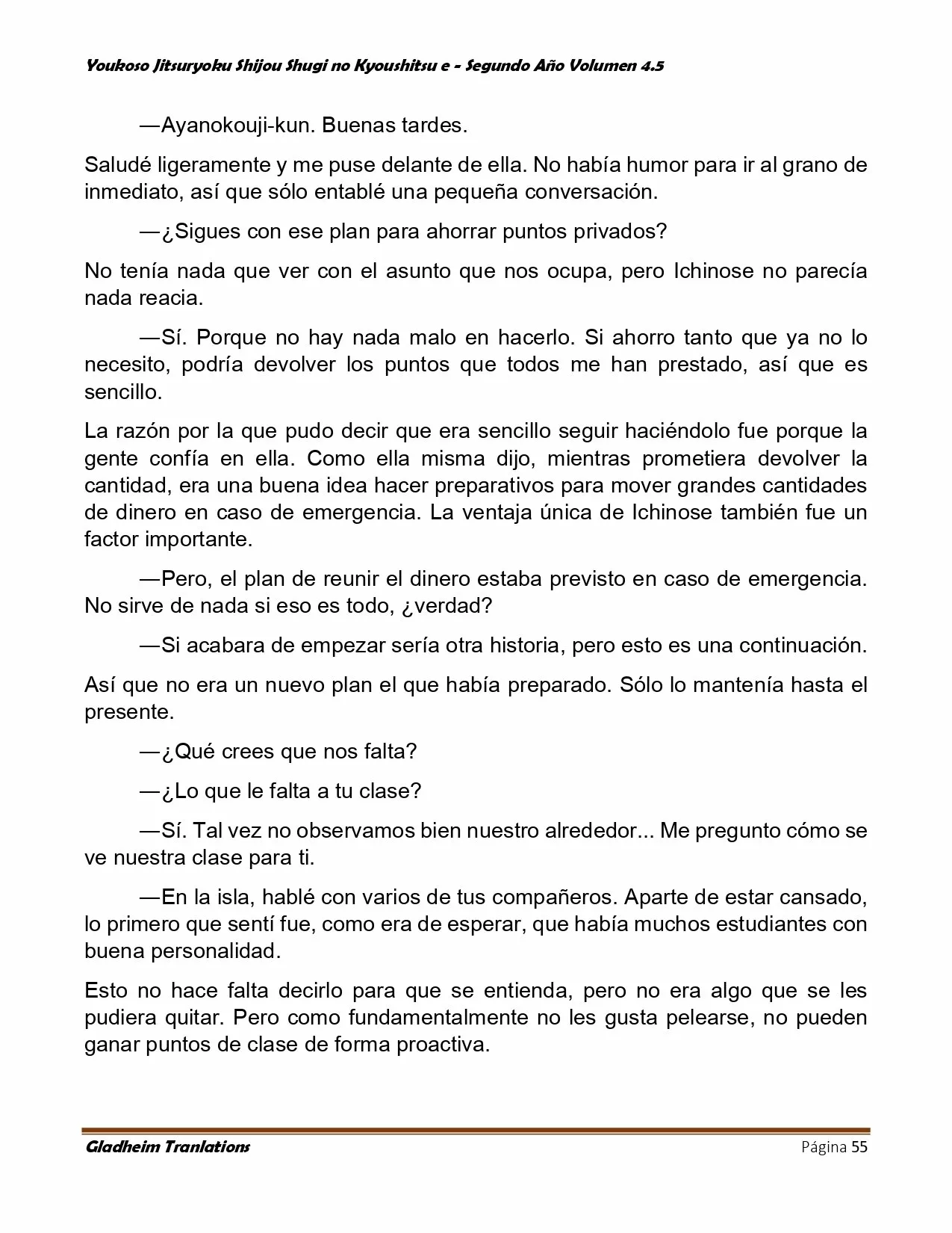 Página 55 del Manga