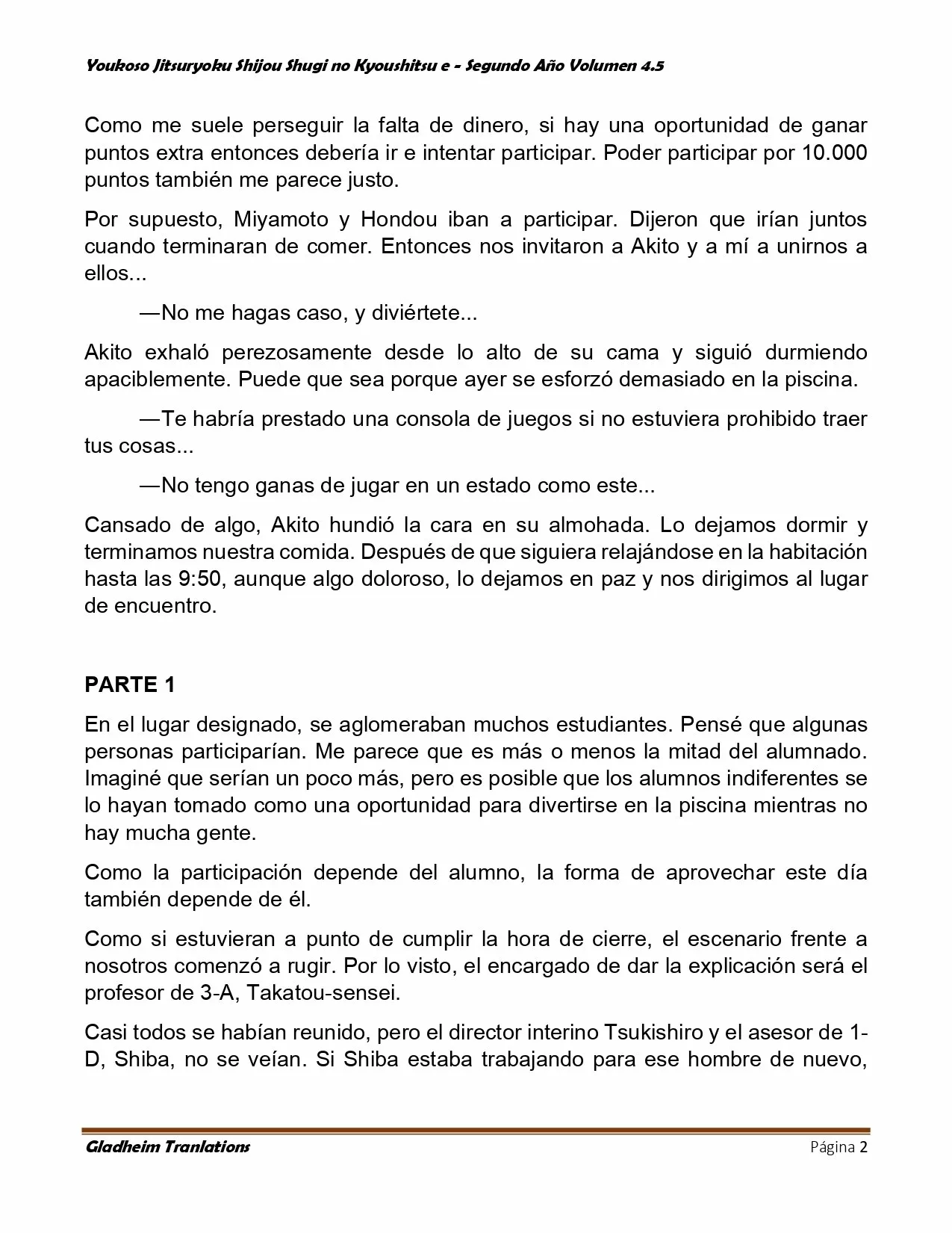 Página 2 del Manga