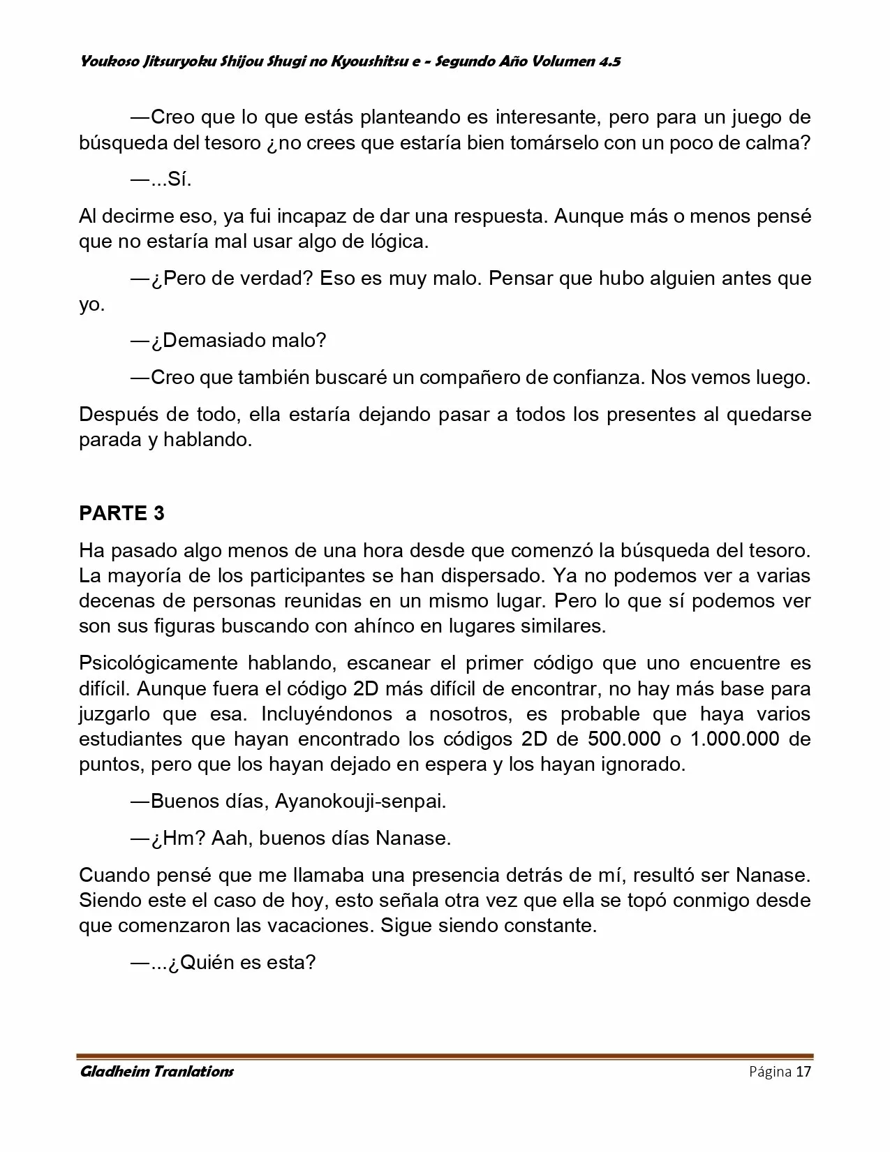 Página 17 del Manga