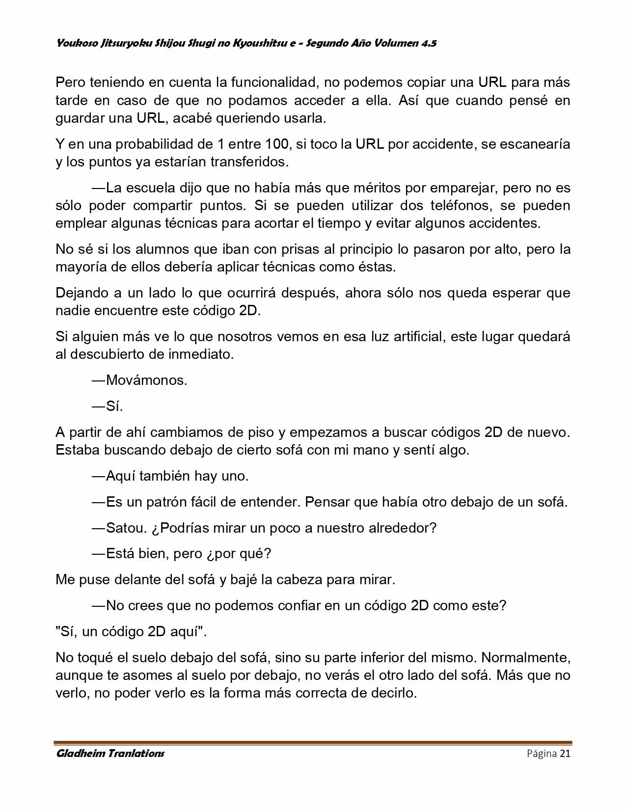 Página 21 del Manga