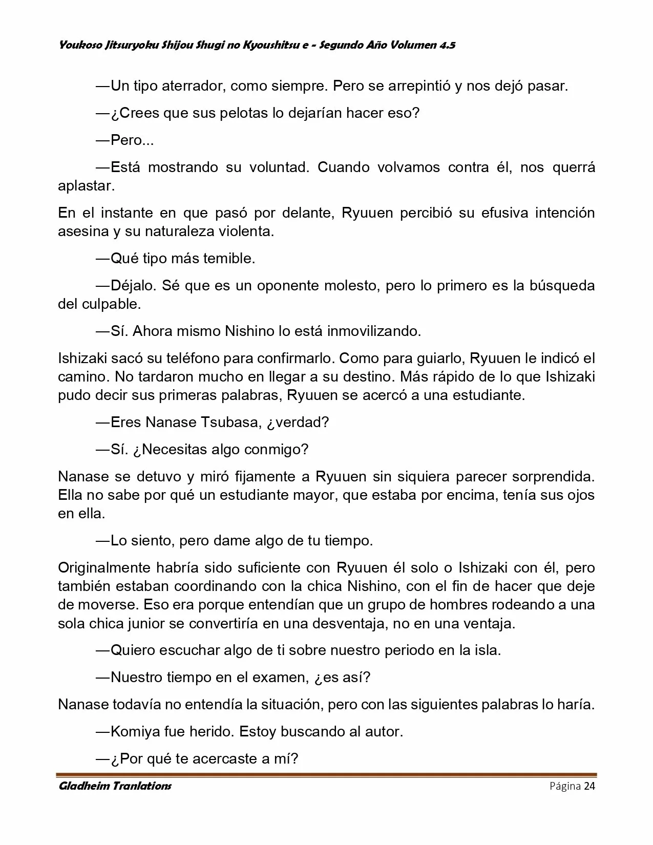 Página 24 del Manga