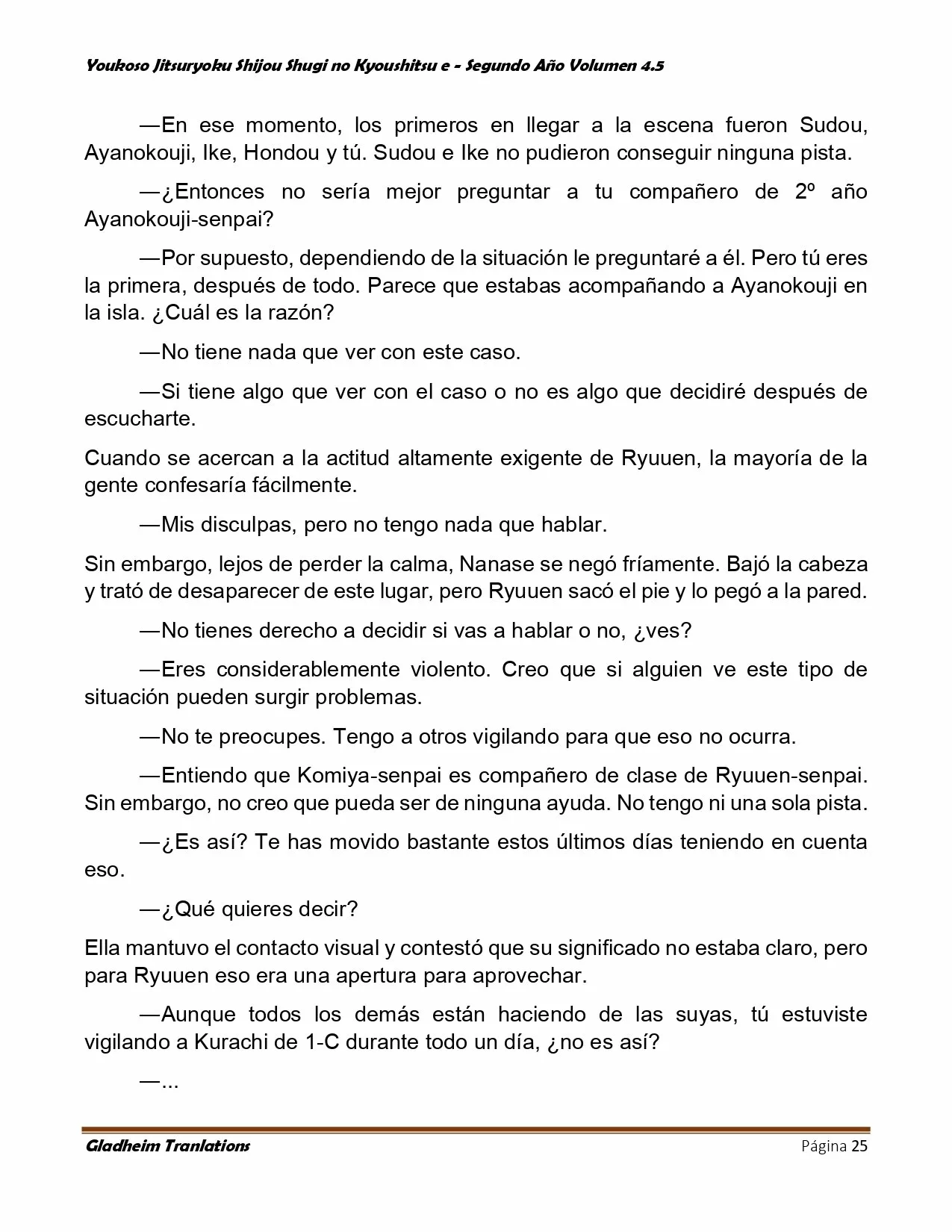Página 25 del Manga