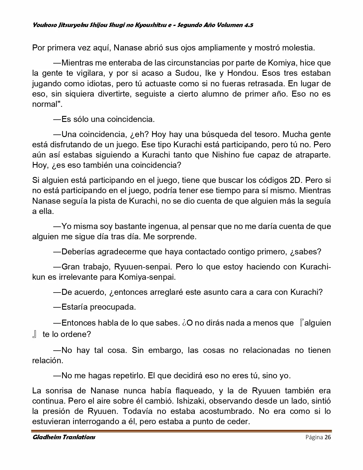 Página 26 del Manga