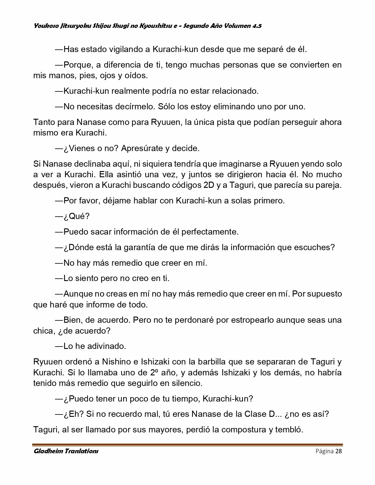 Página 28 del Manga