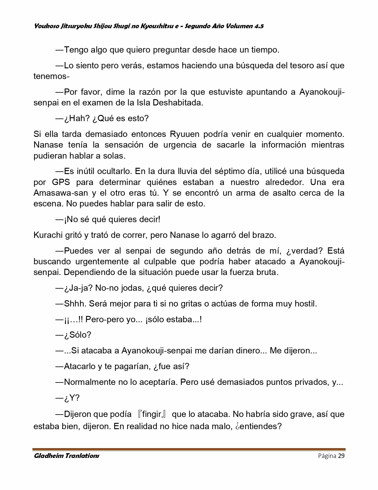 Página 29 del Manga