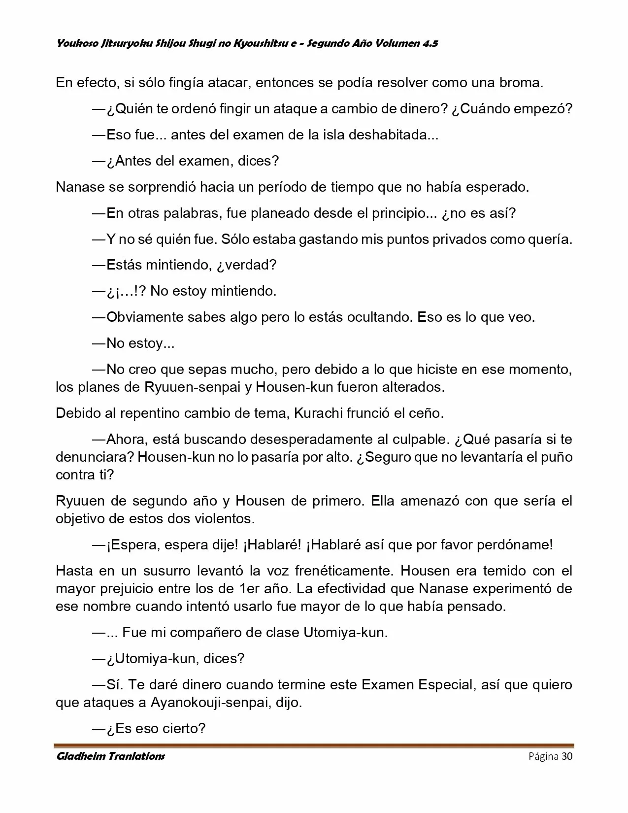 Página 30 del Manga