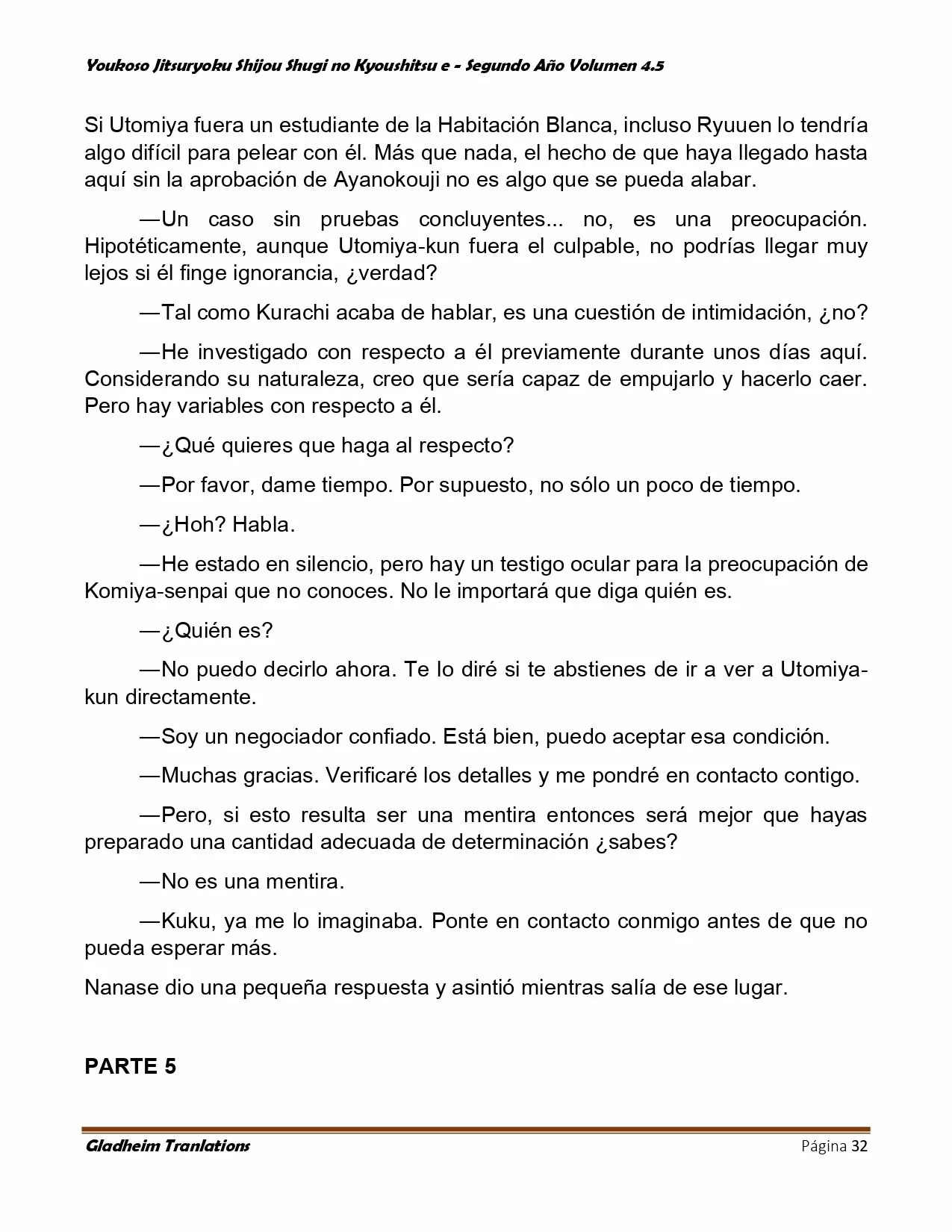 Página 32 del Manga