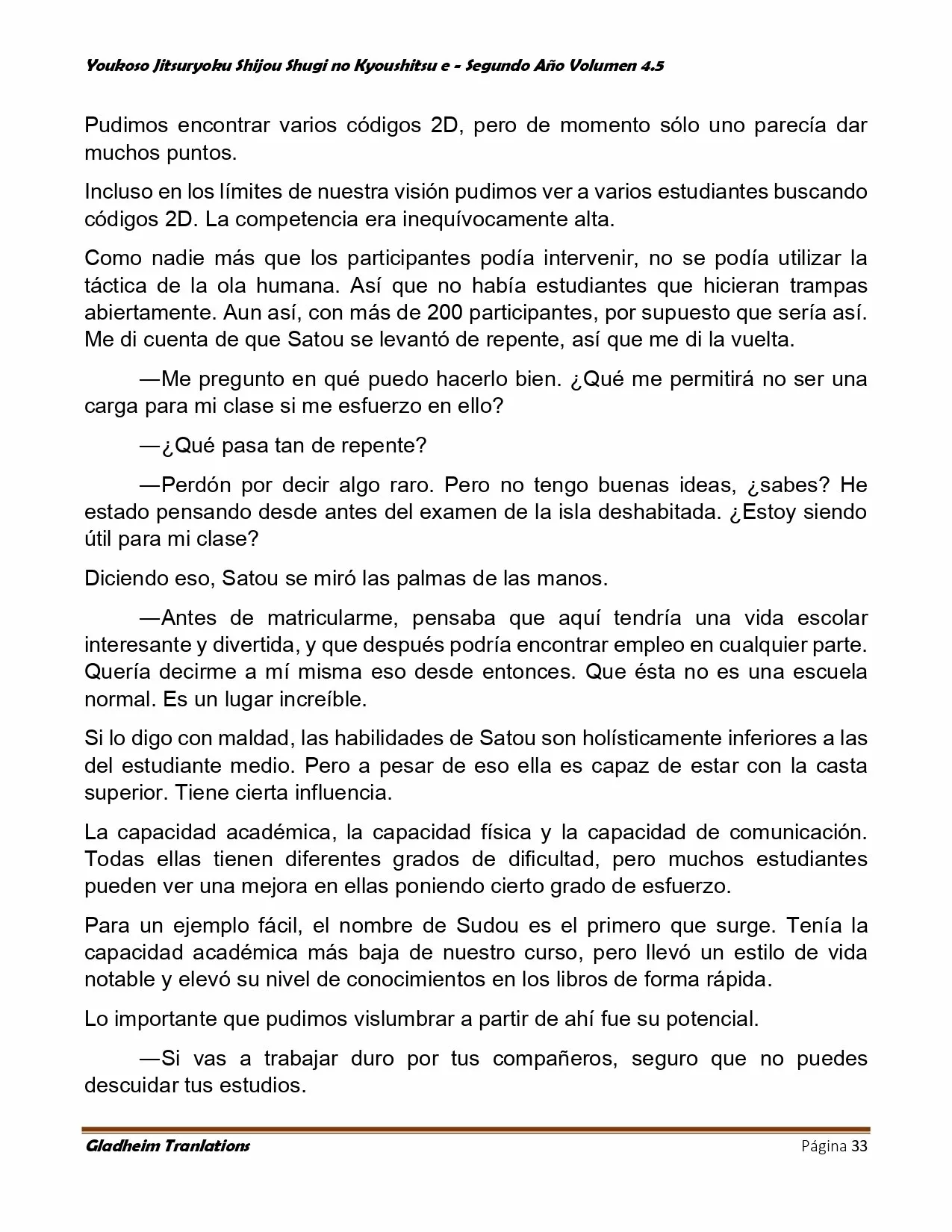 Página 33 del Manga