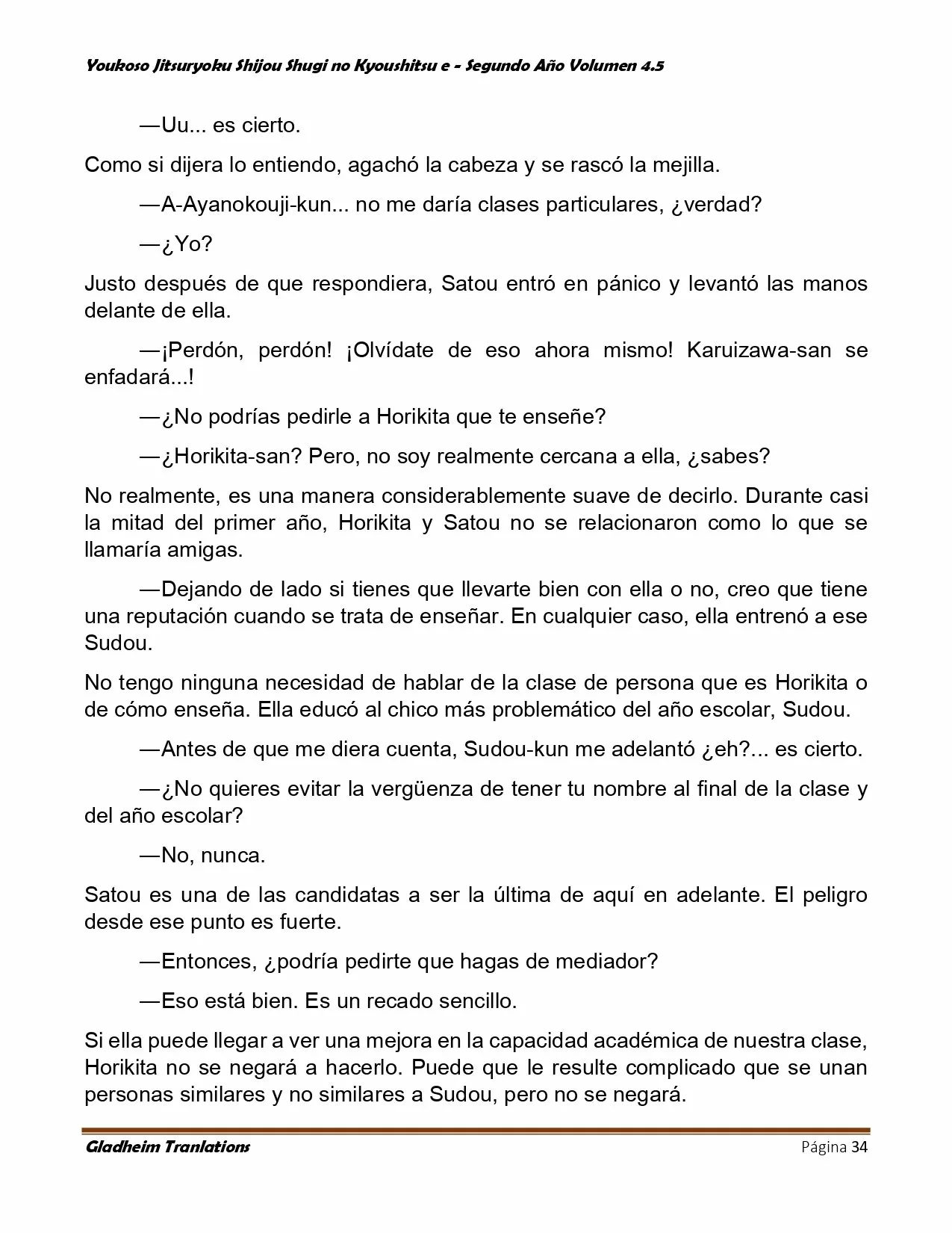 Página 34 del Manga