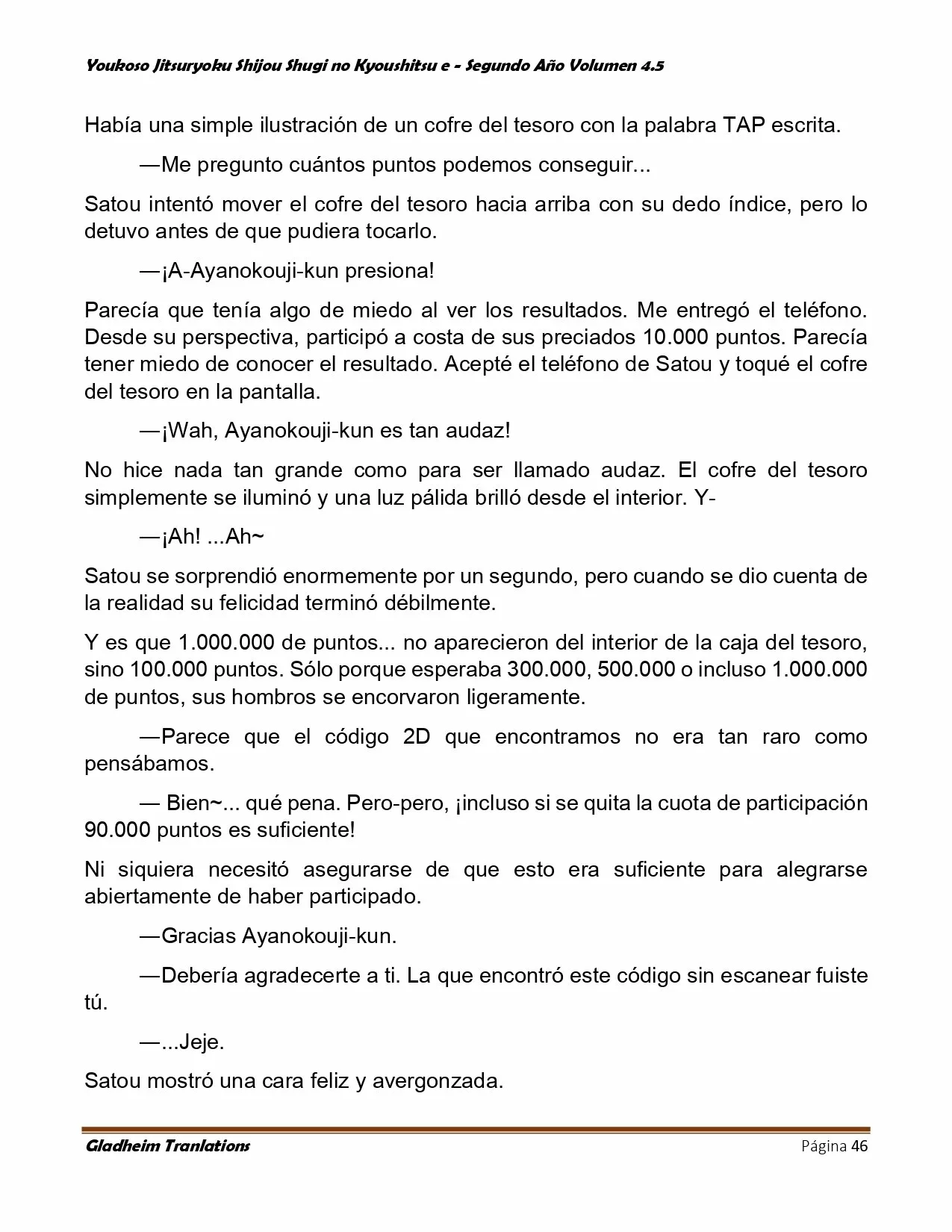 Página 46 del Manga