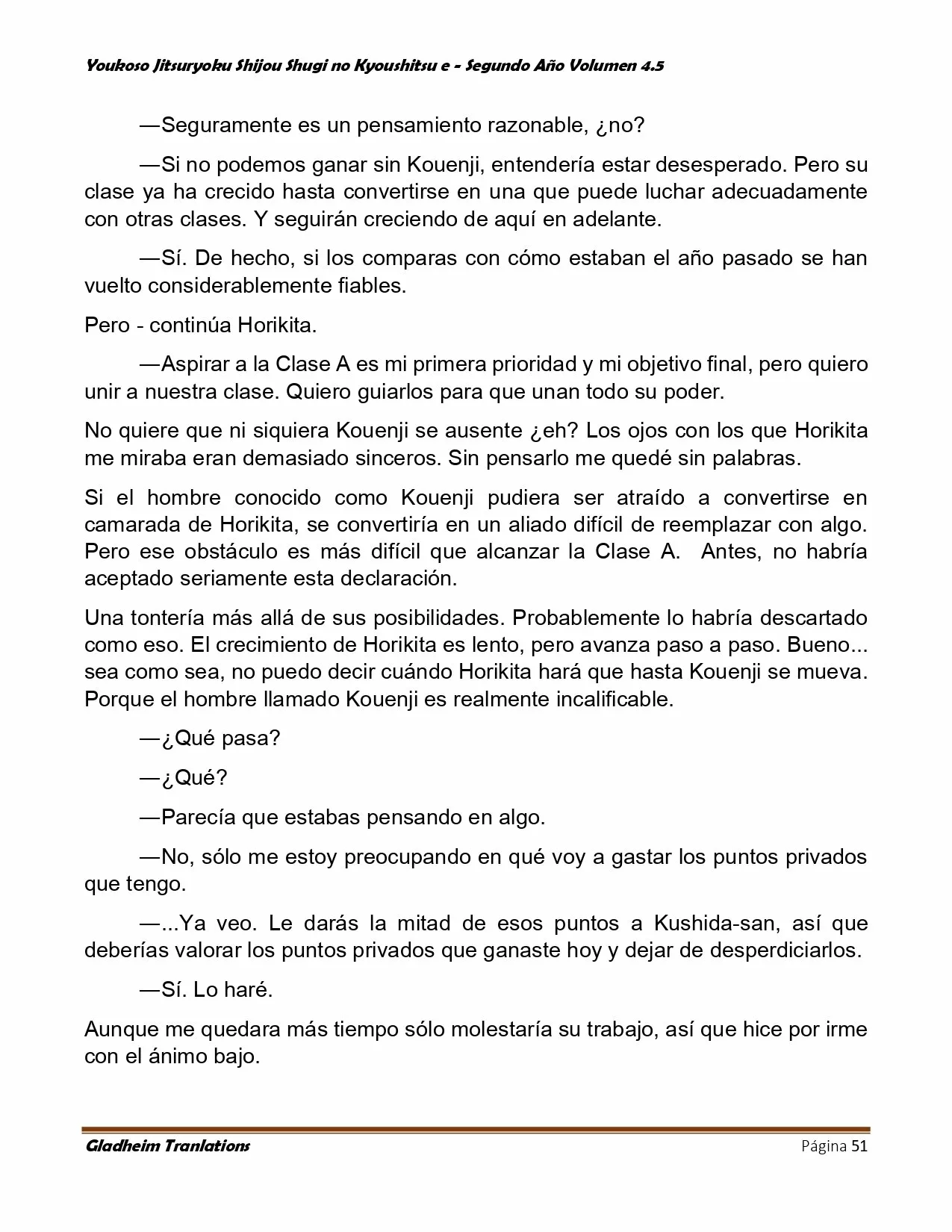 Página 51 del Manga