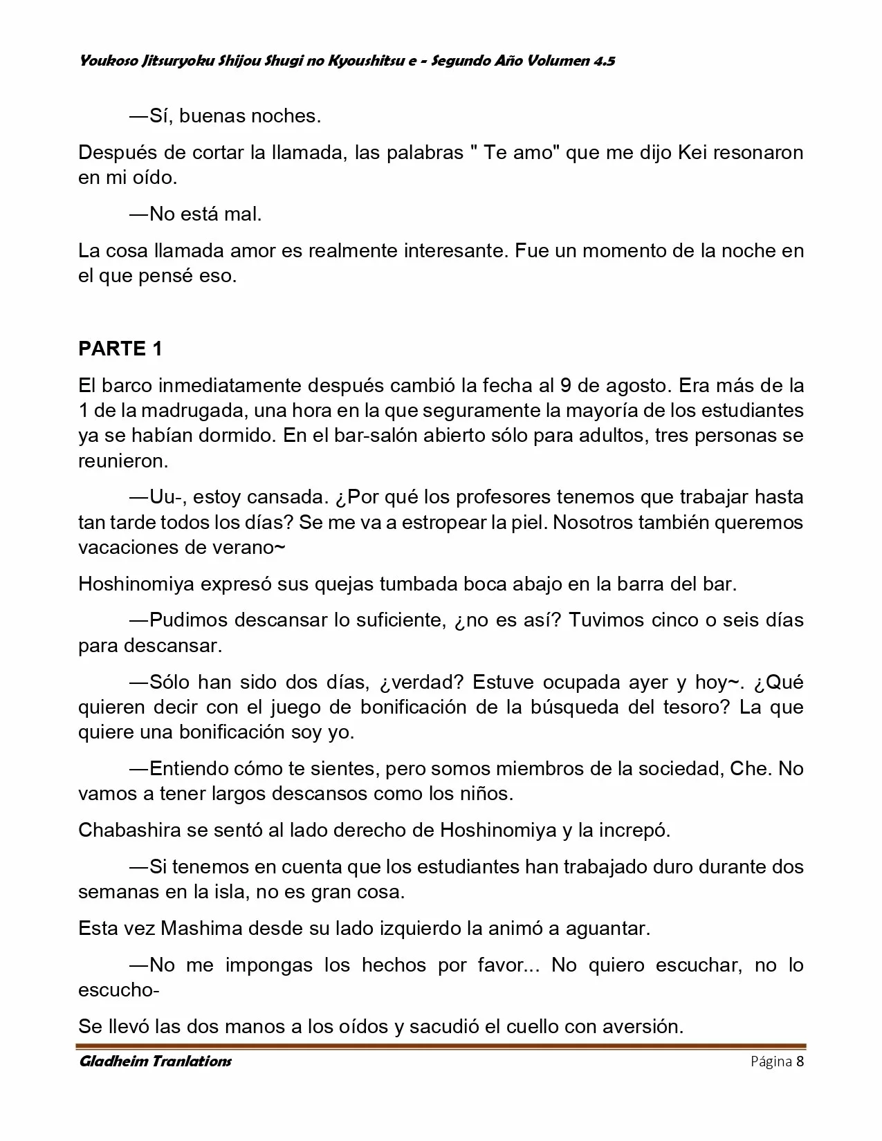 Página 8 del Manga