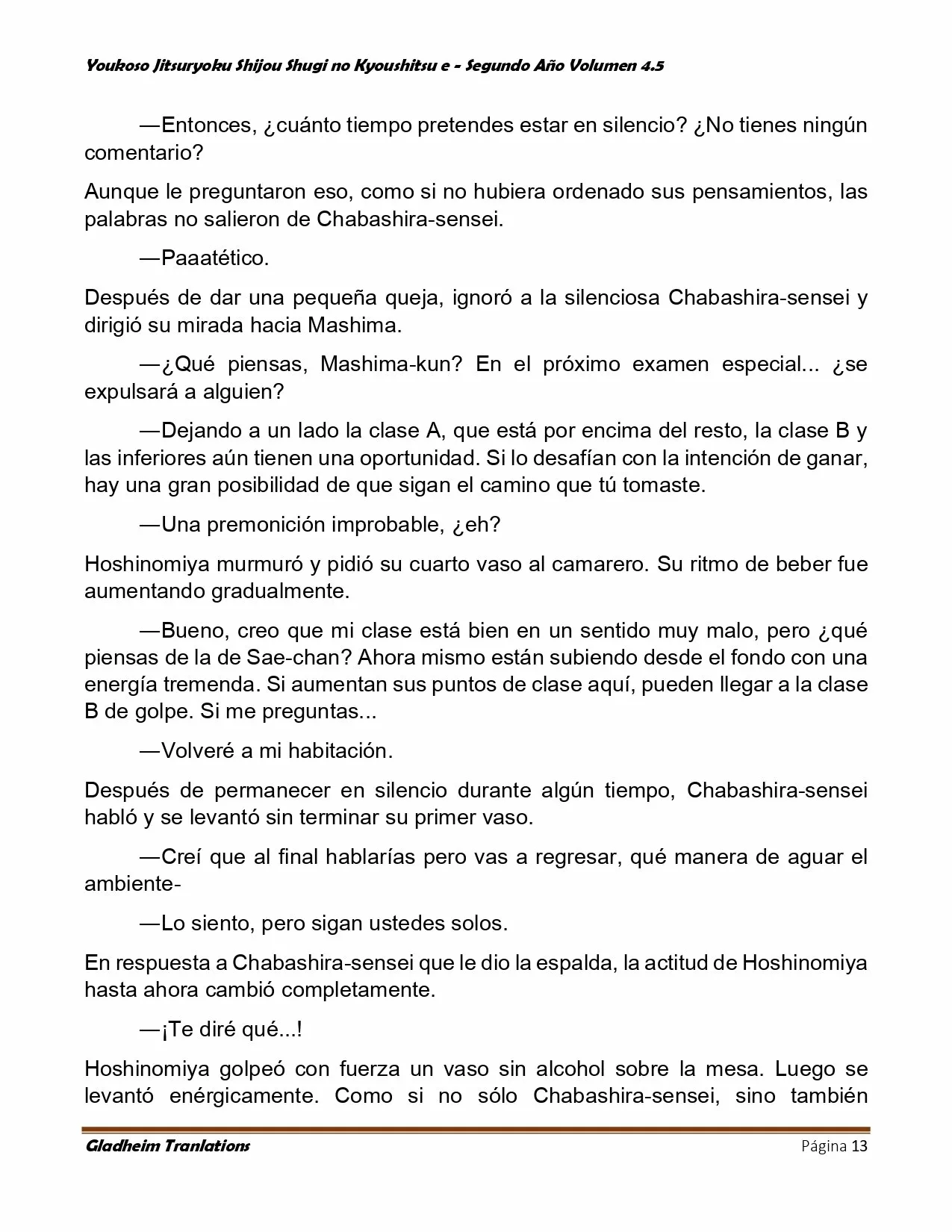 Página 13 del Manga