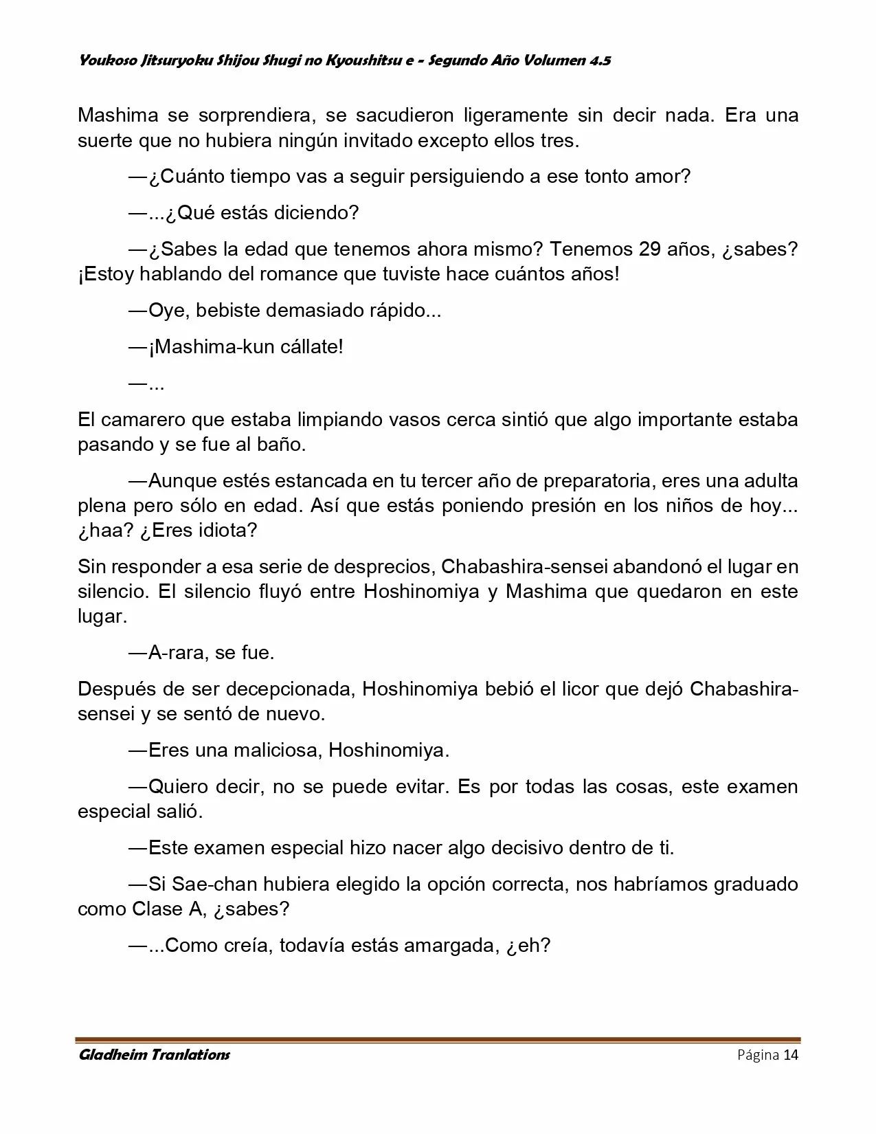 Página 14 del Manga