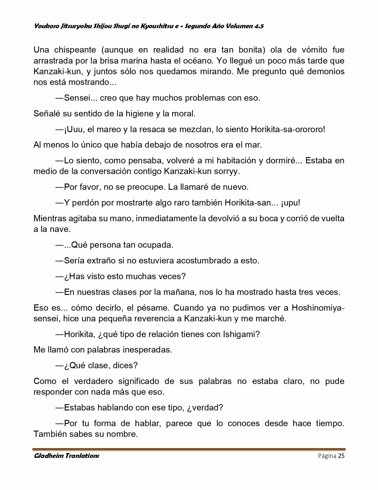 Página 25 del Manga