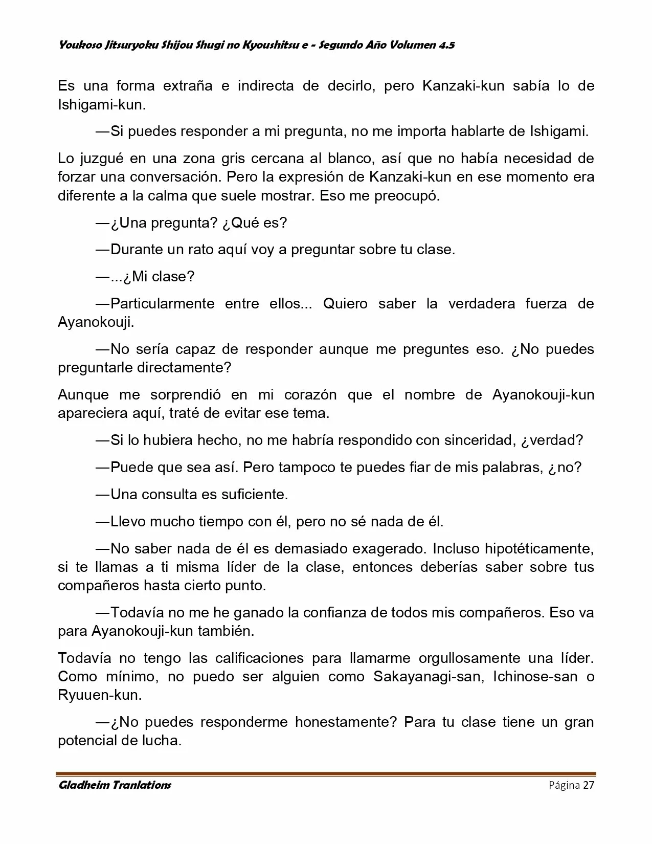 Página 27 del Manga