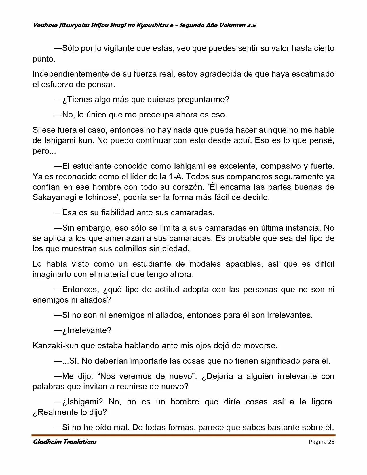 Página 28 del Manga