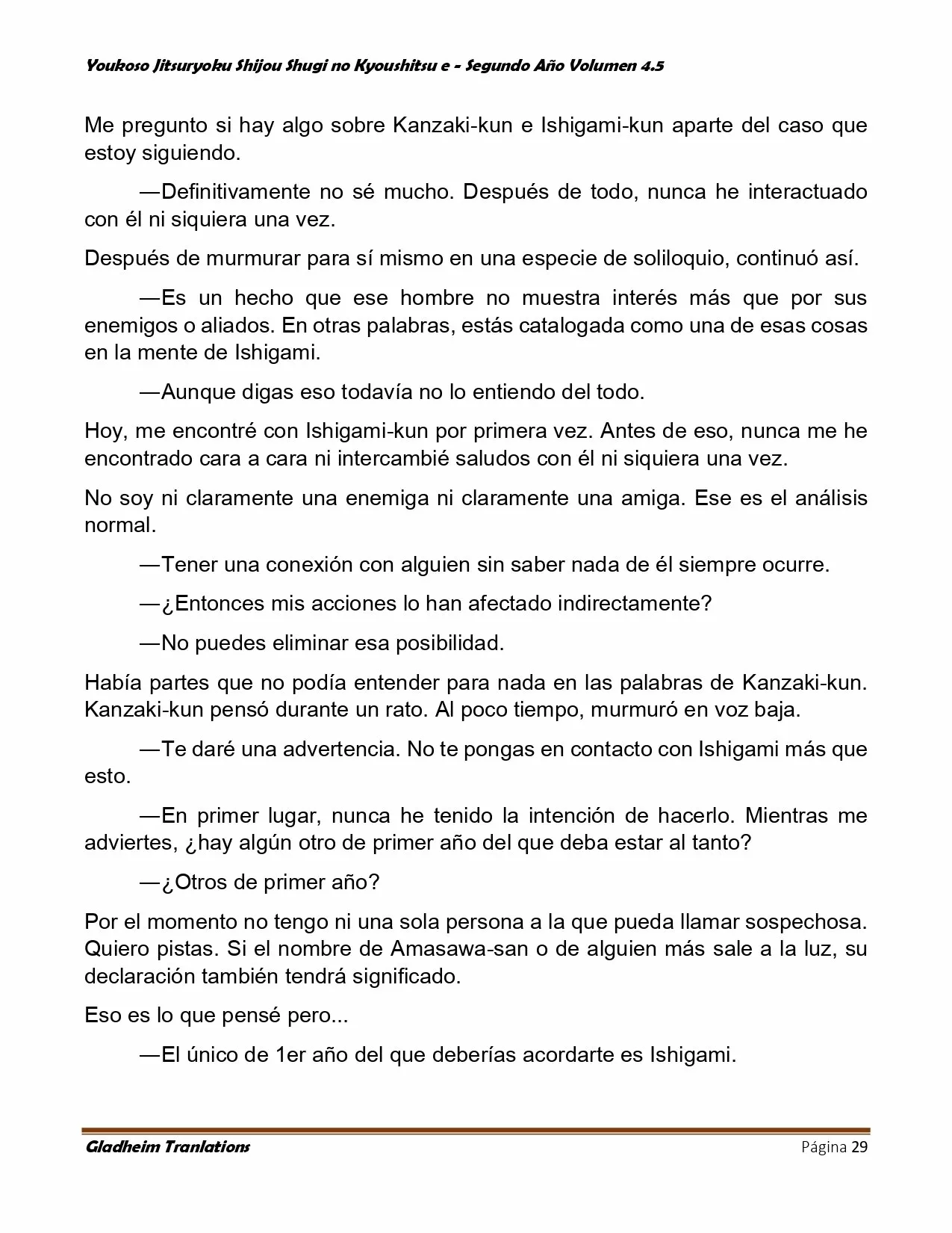 Página 29 del Manga