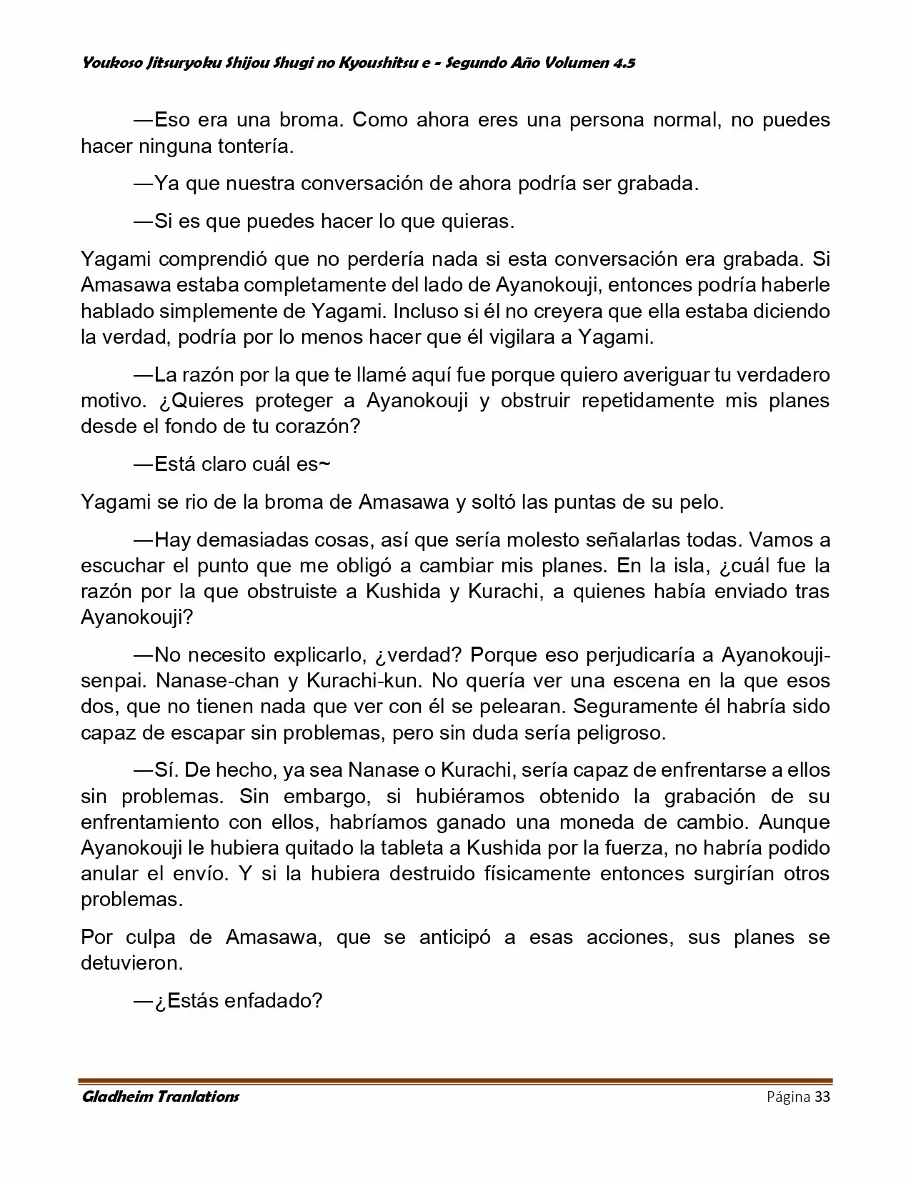 Página 33 del Manga