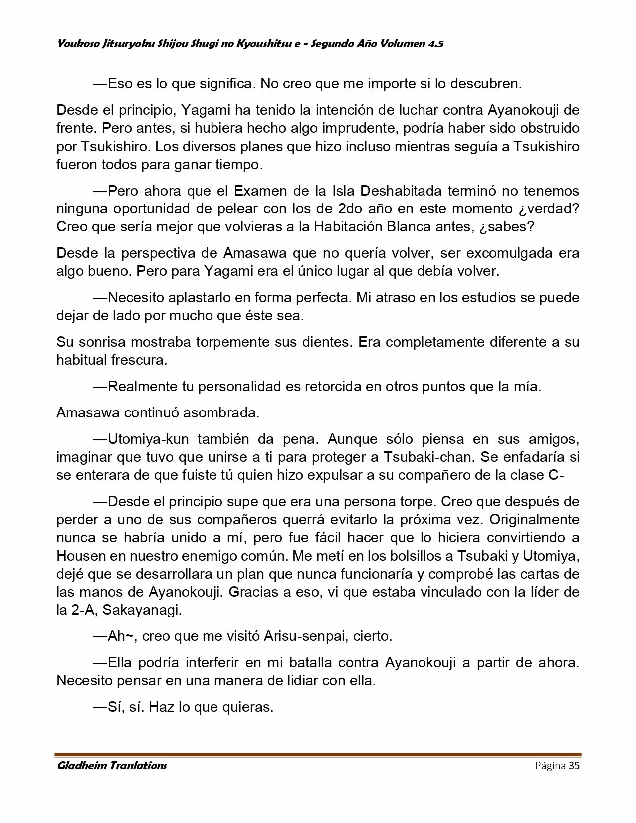 Página 35 del Manga