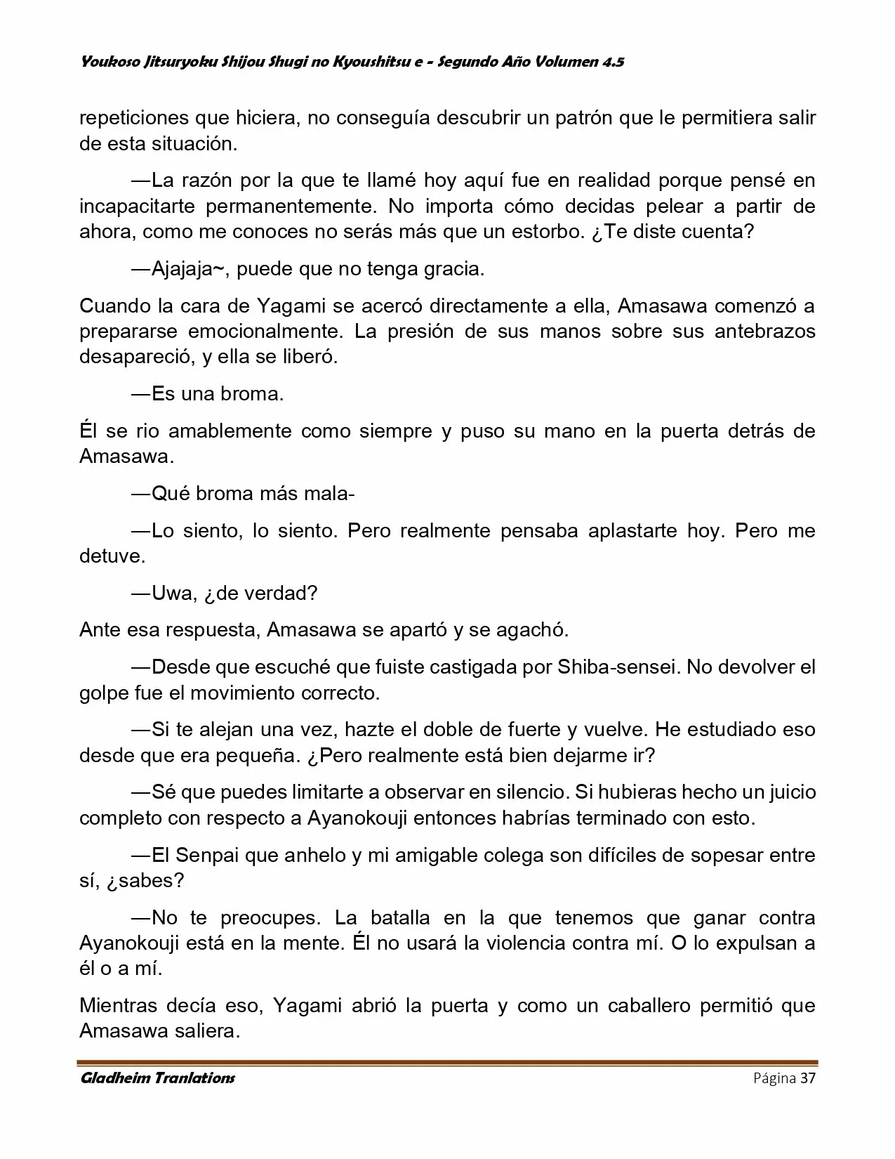 Página 37 del Manga