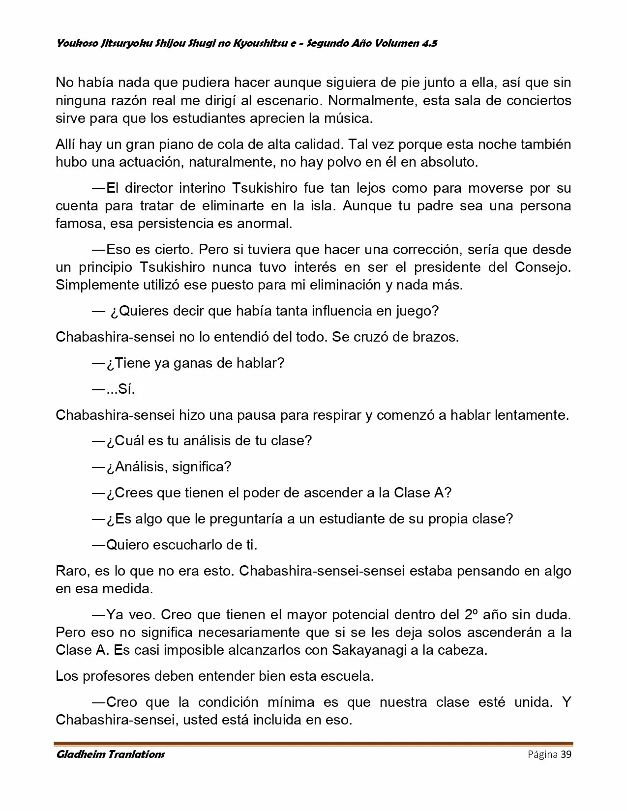 Página 39 del Manga