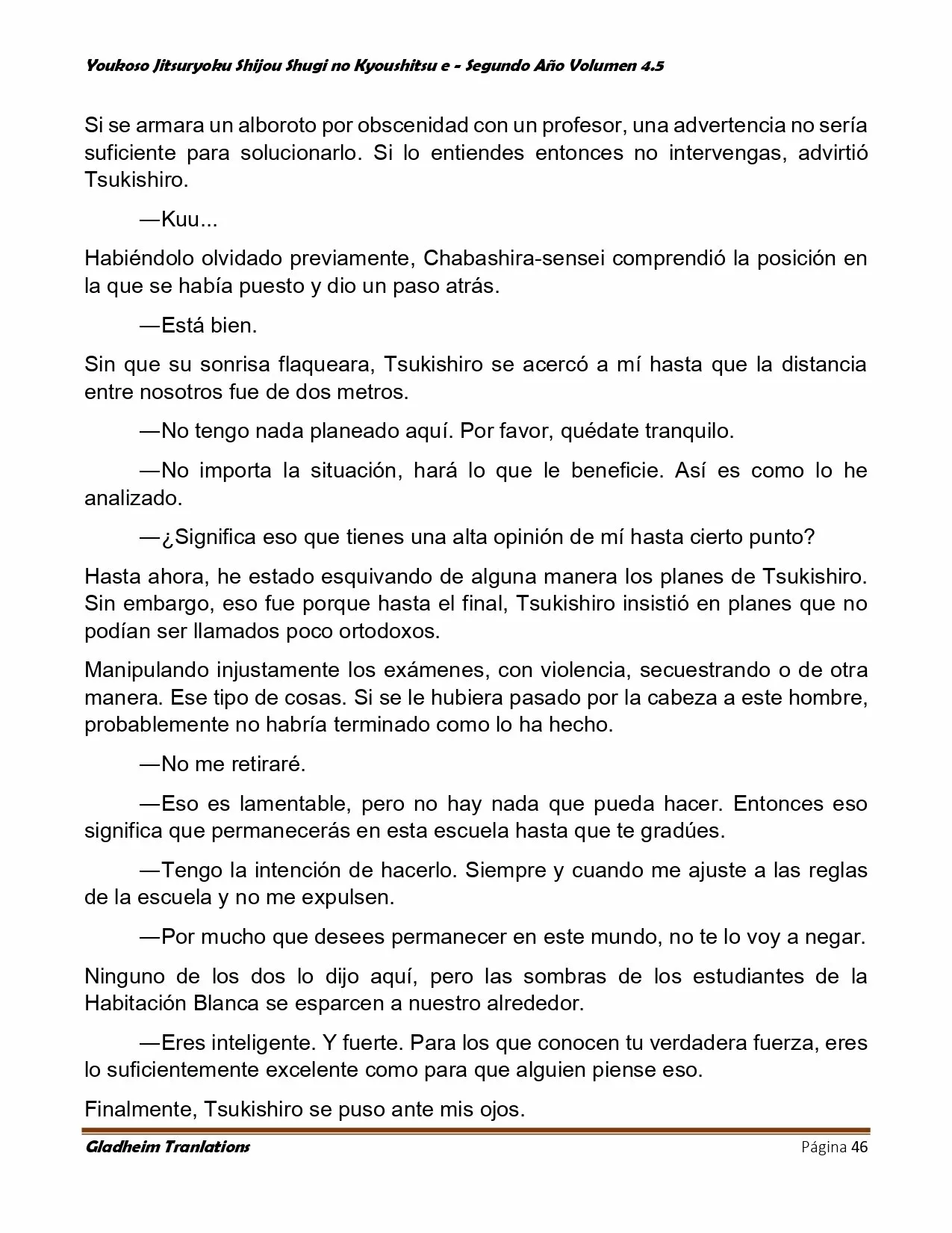 Página 46 del Manga