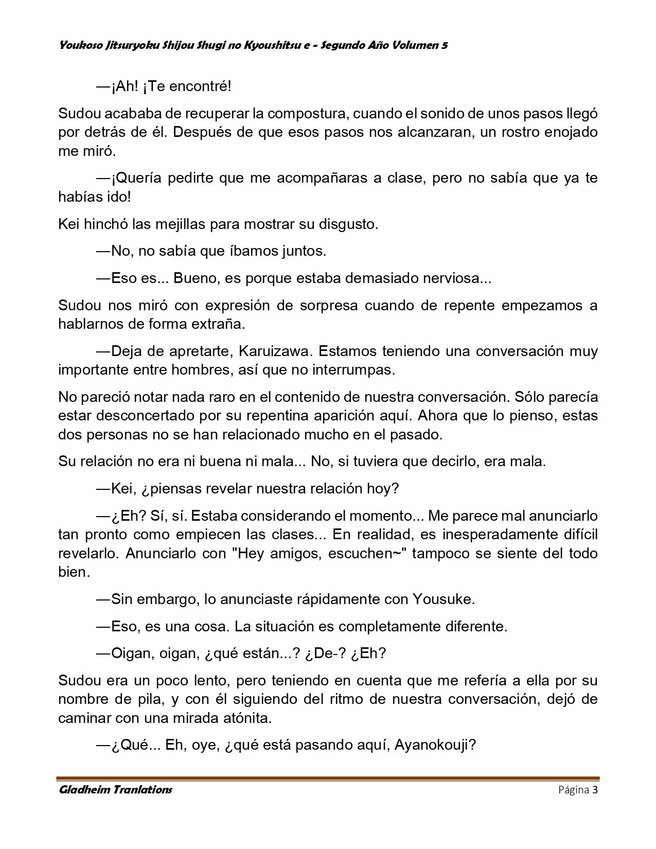 Página 3 del Manga