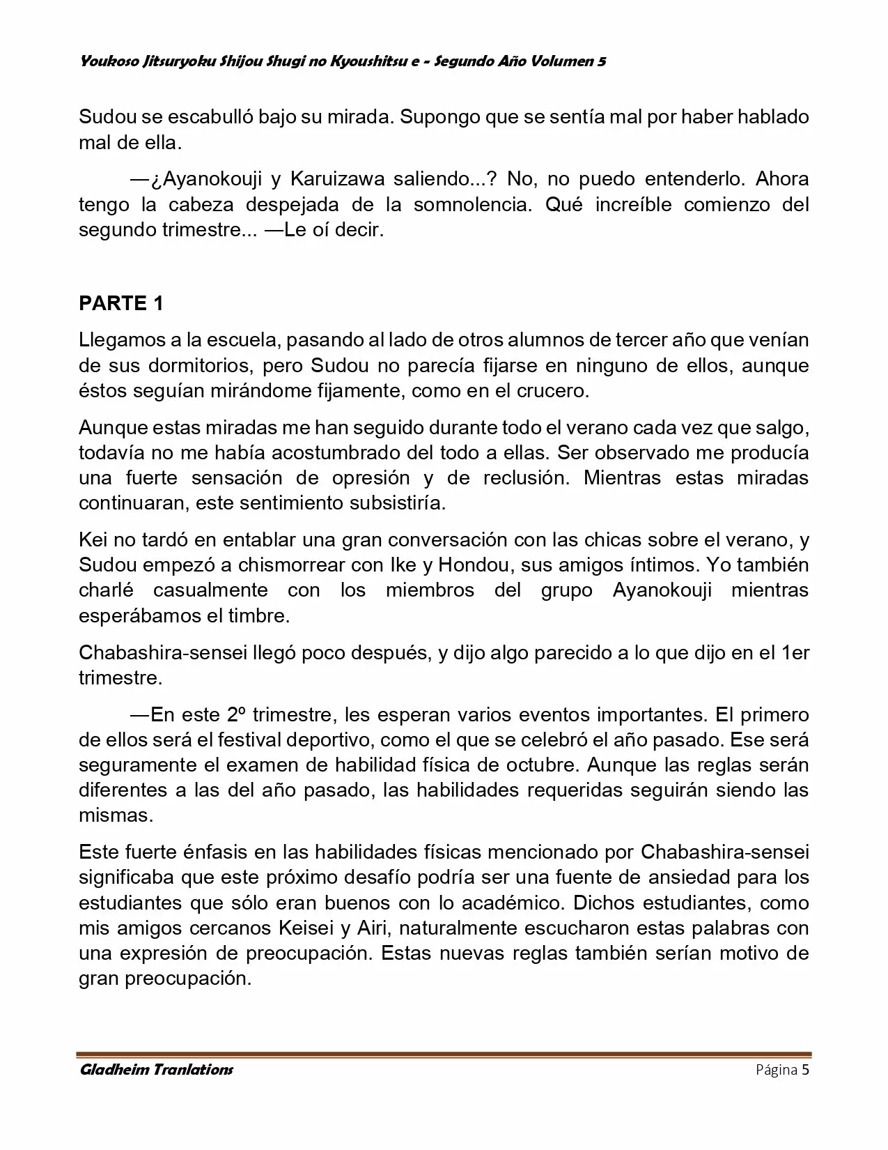 Página 5 del Manga