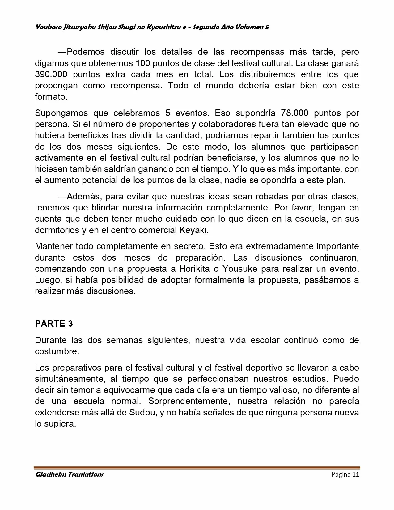 Página 11 del Manga