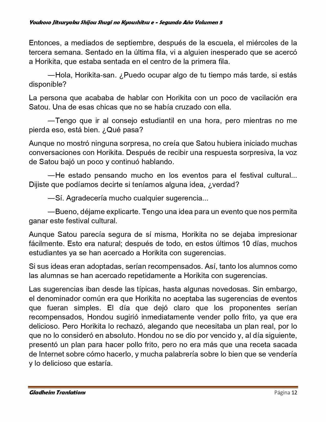 Página 12 del Manga