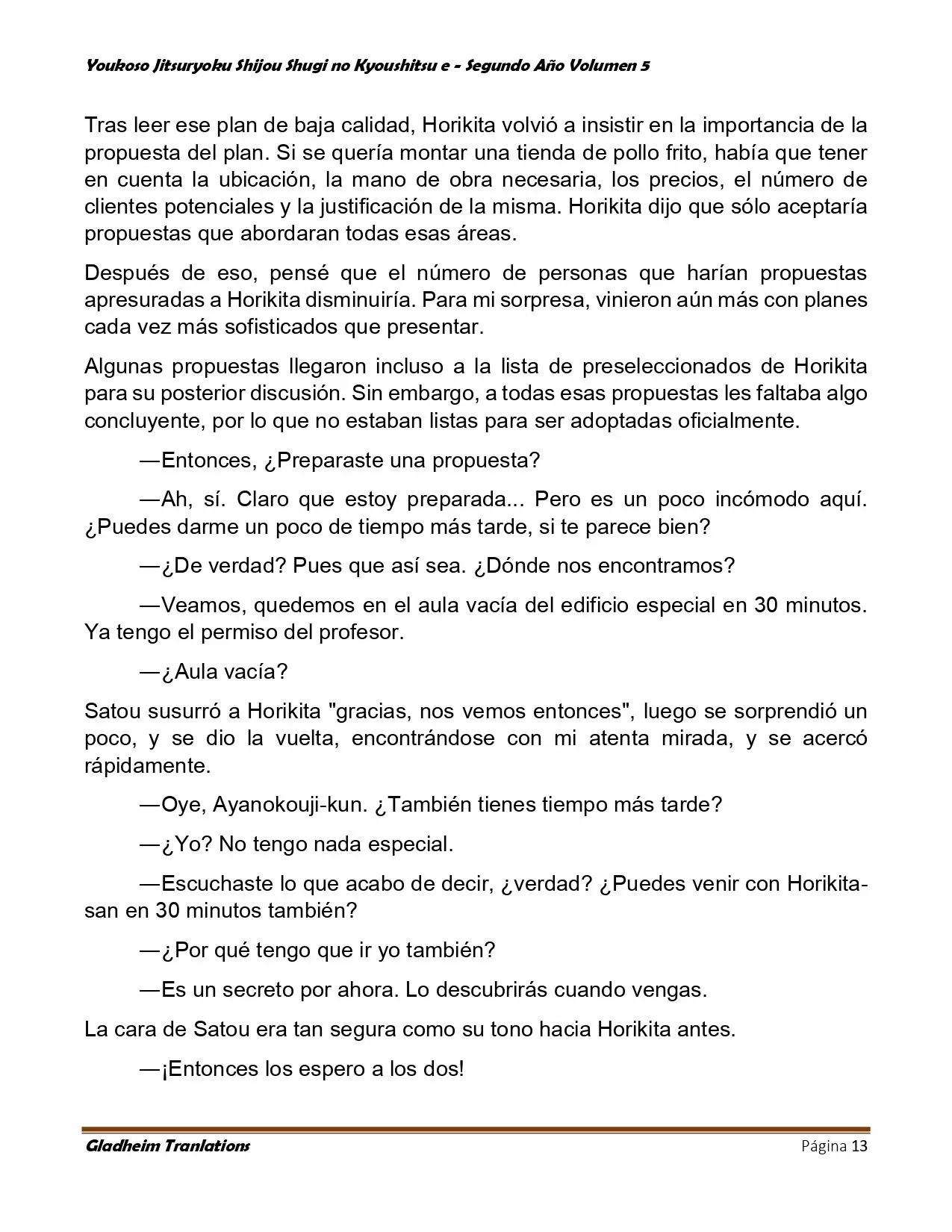 Página 13 del Manga