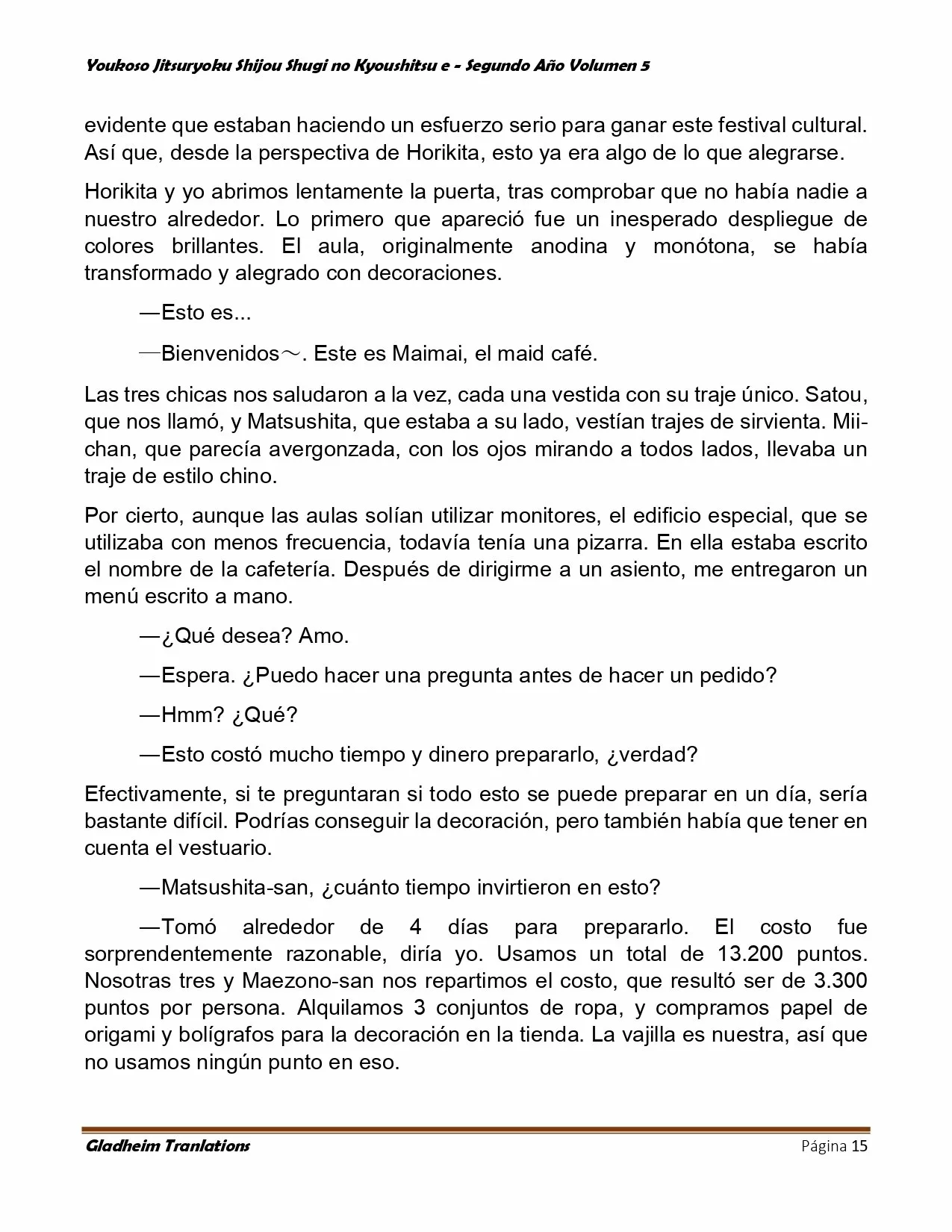 Página 15 del Manga