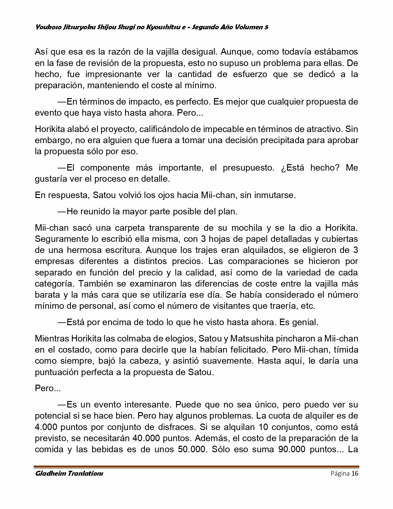 Página 16 del Manga