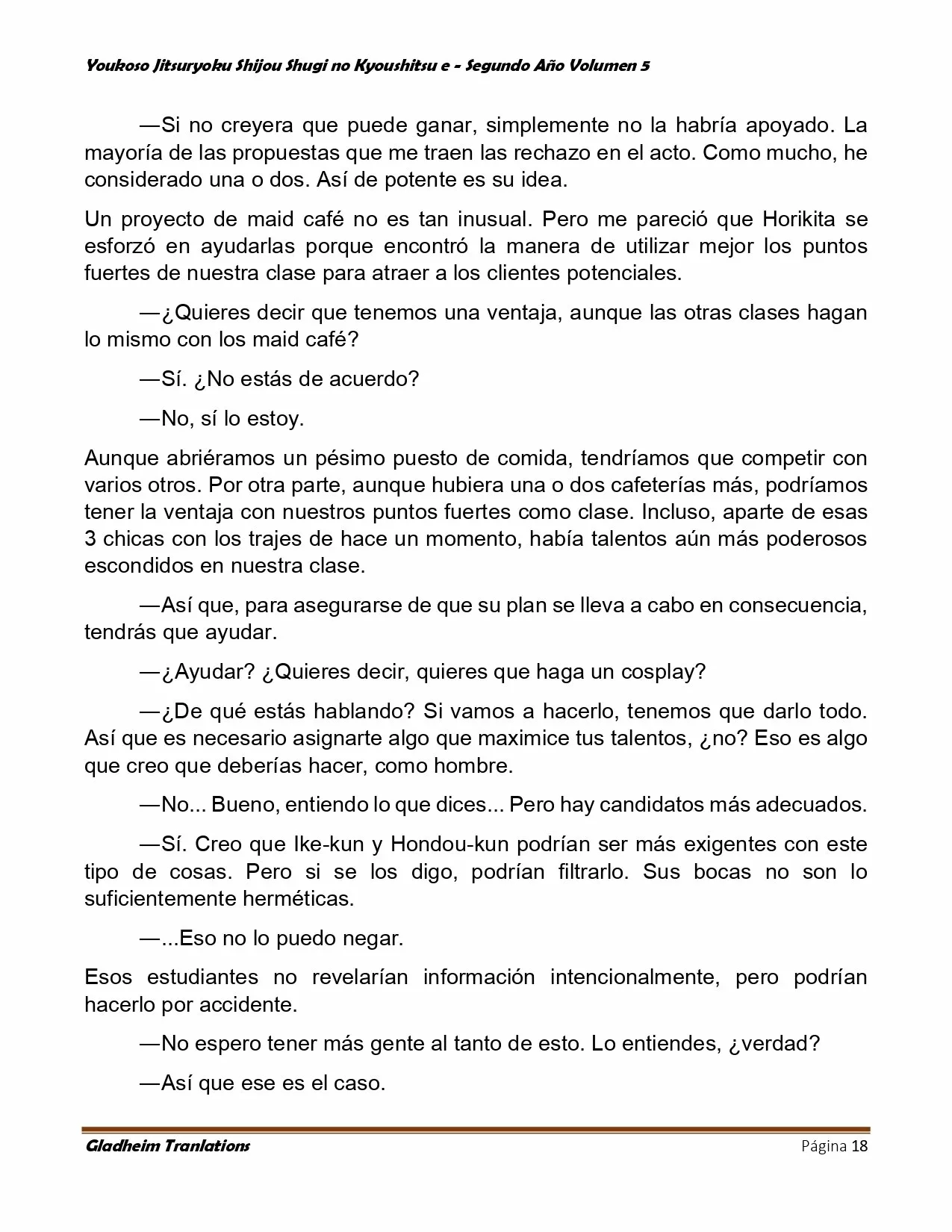 Página 18 del Manga