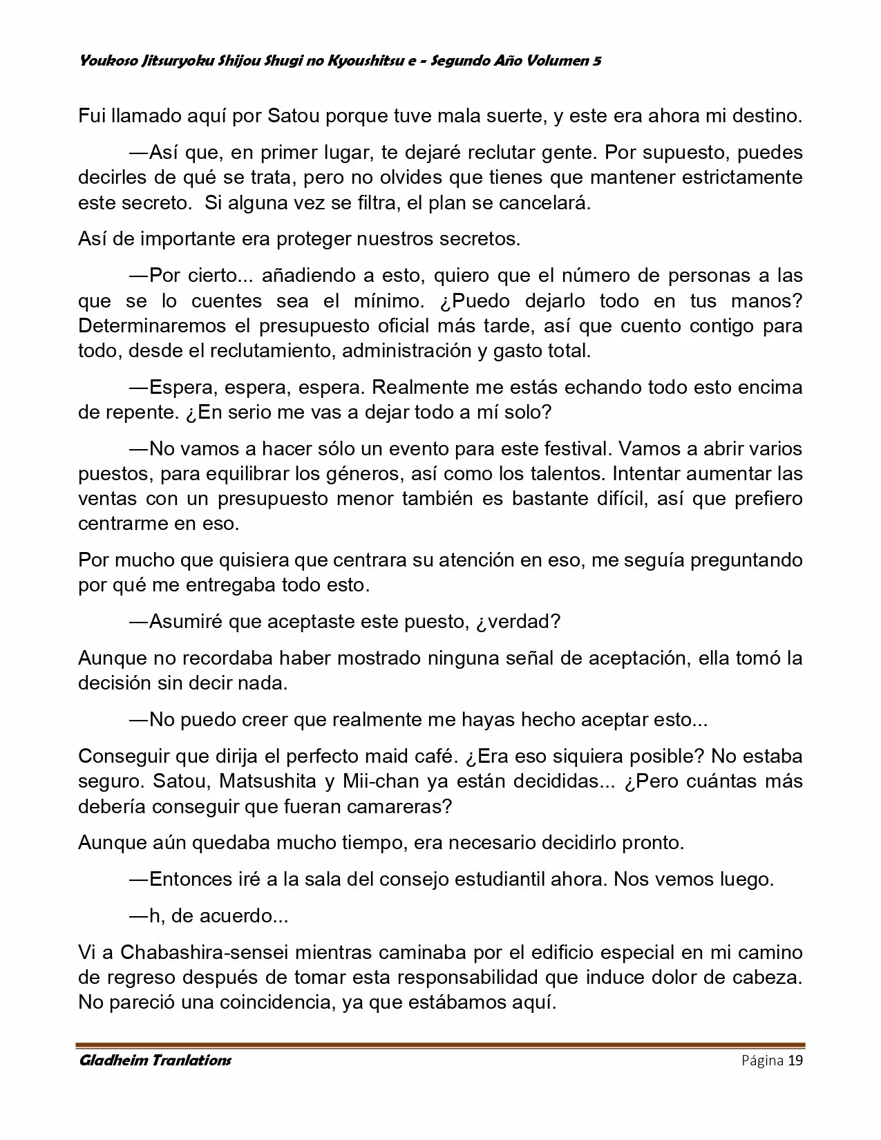 Página 19 del Manga