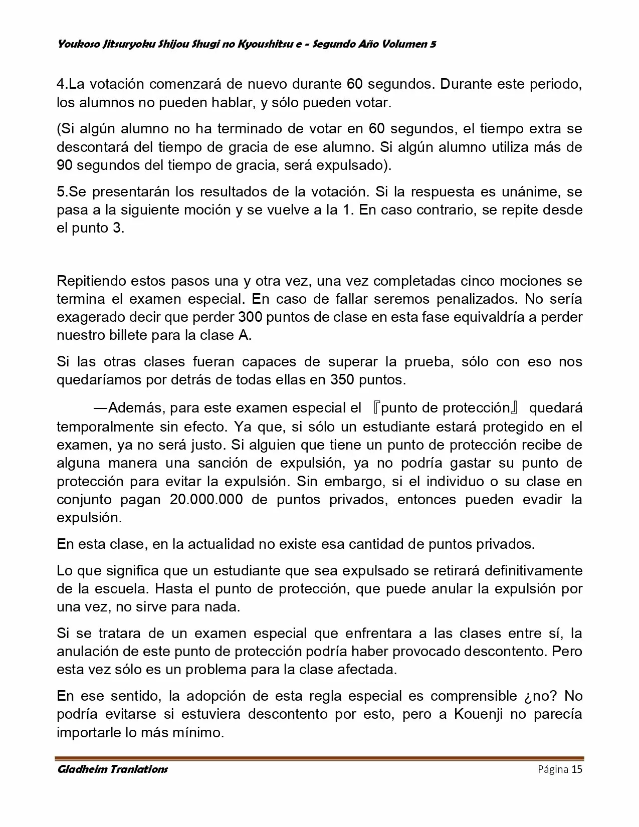 Página 15 del Manga