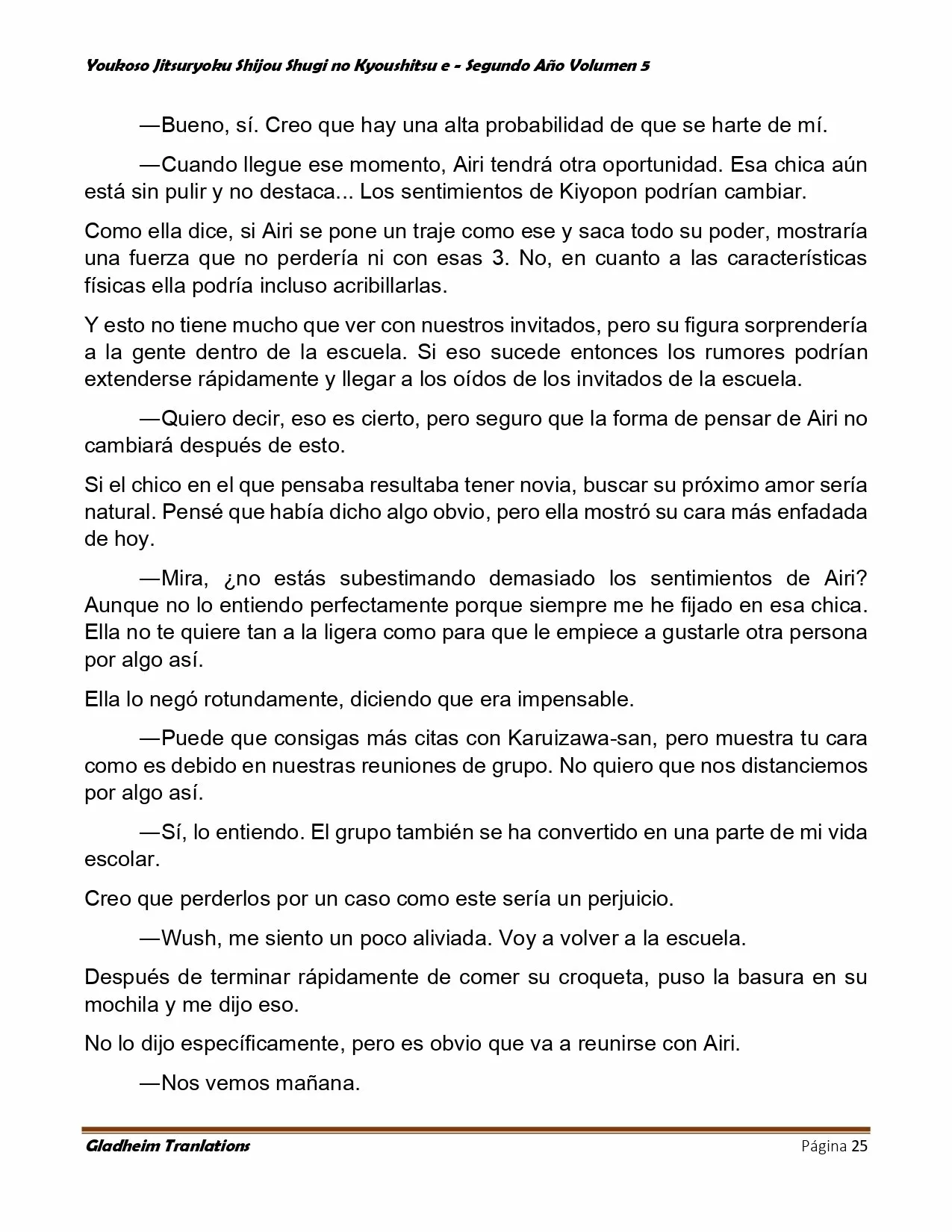 Página 25 del Manga