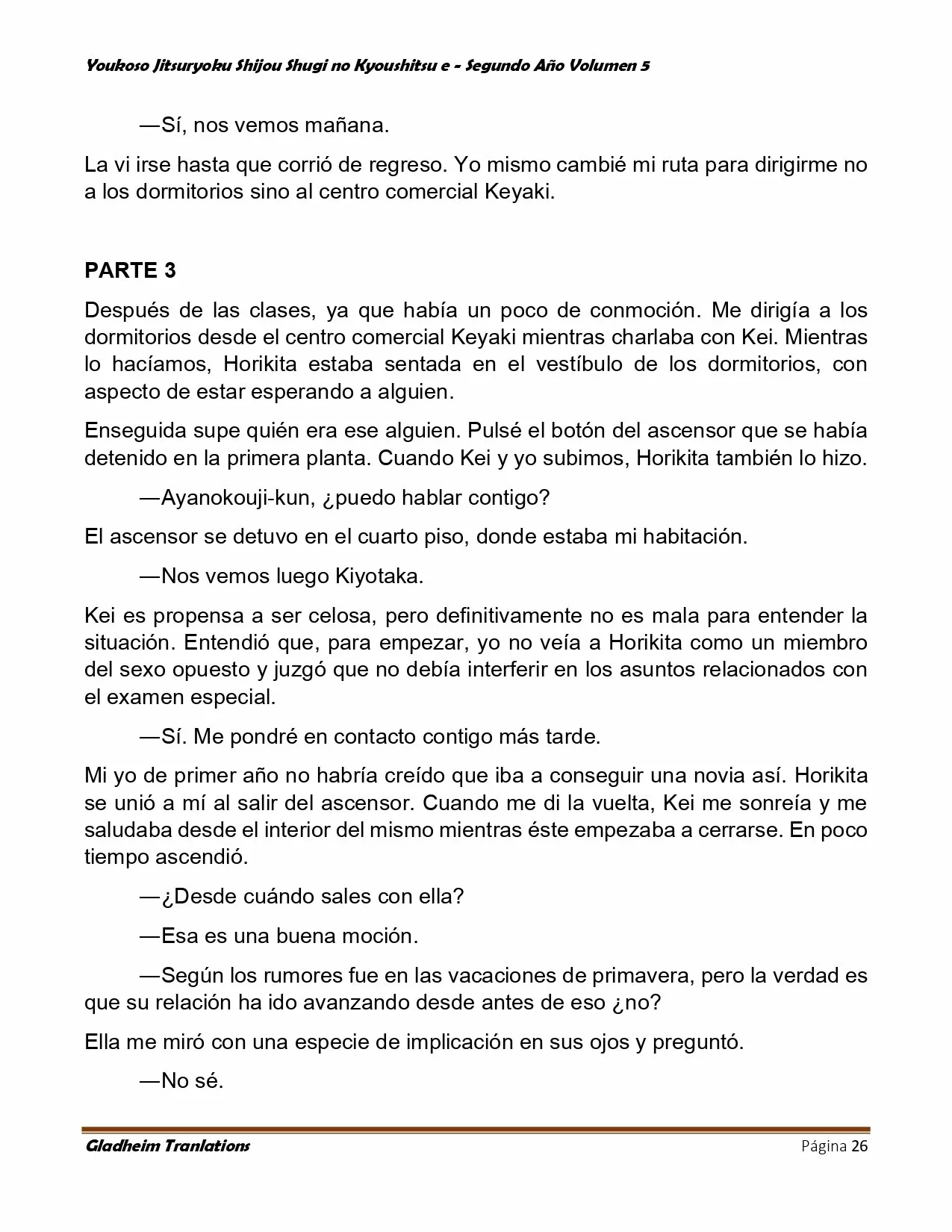 Página 26 del Manga